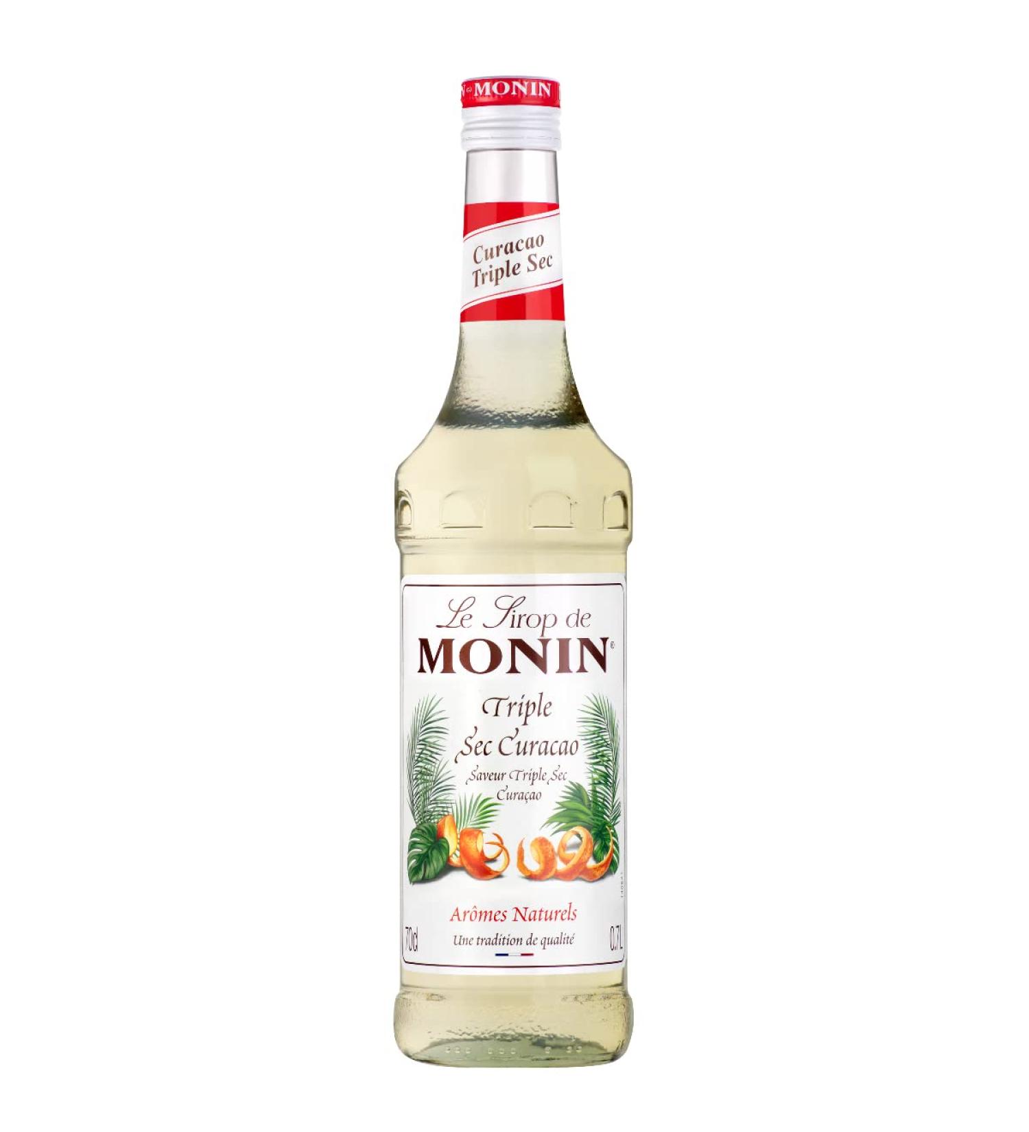 MONIN Sirop d'Orange Triple Sec Curacao pour Cocktail avec ou sans alcool - Ar mes Naturels - 70cl - Buy Online on GoSupps.com