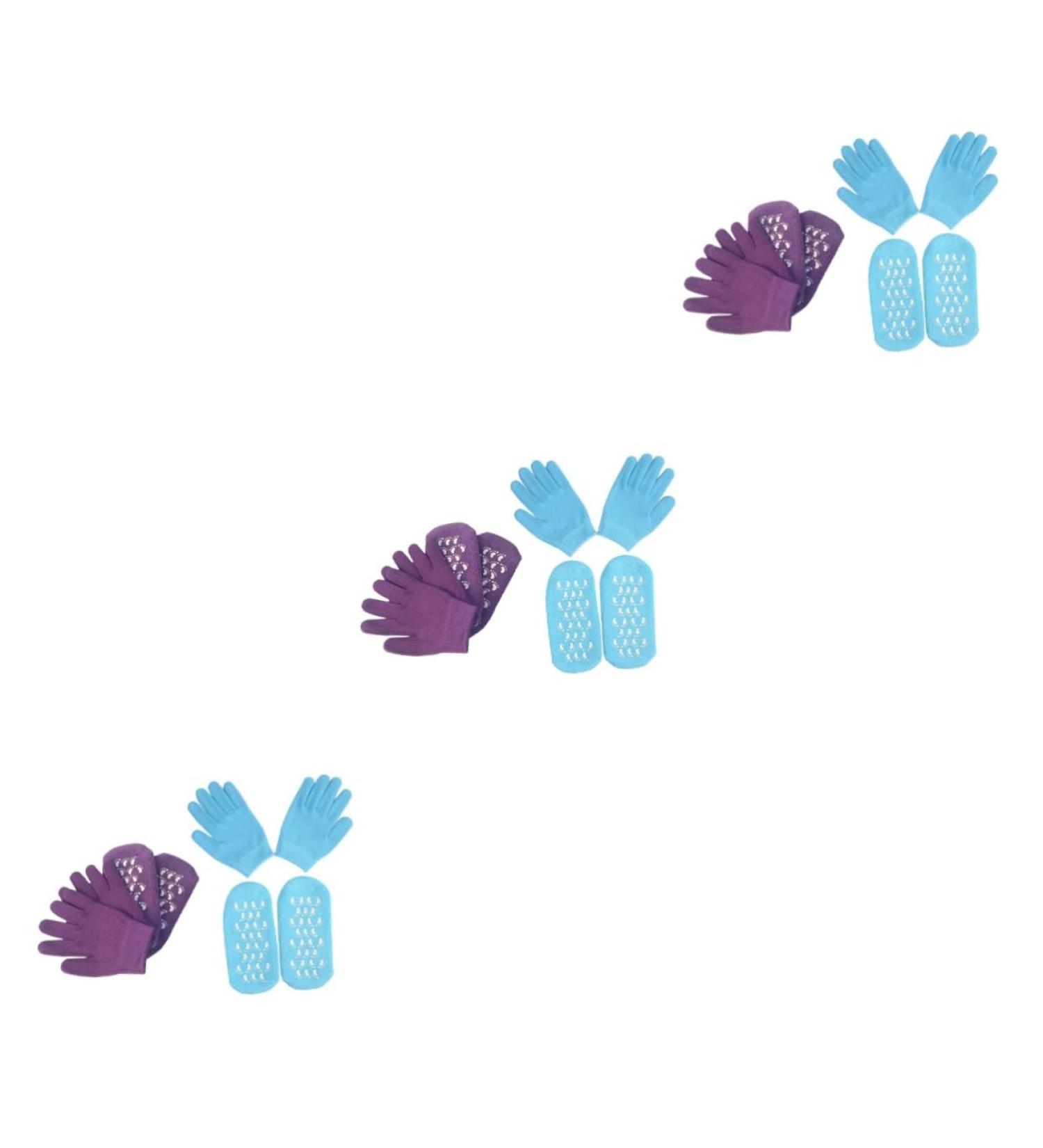 Healeved 6 Sets Hand and Foot Care Set Womens Socks Dry Cracked Heels Socks Women s Socks Foot Moisturizing Socks Gloves Socks for Heels Spa Miss Skin Care Set Vegetable Gel - Buy Online on GoSupps.com