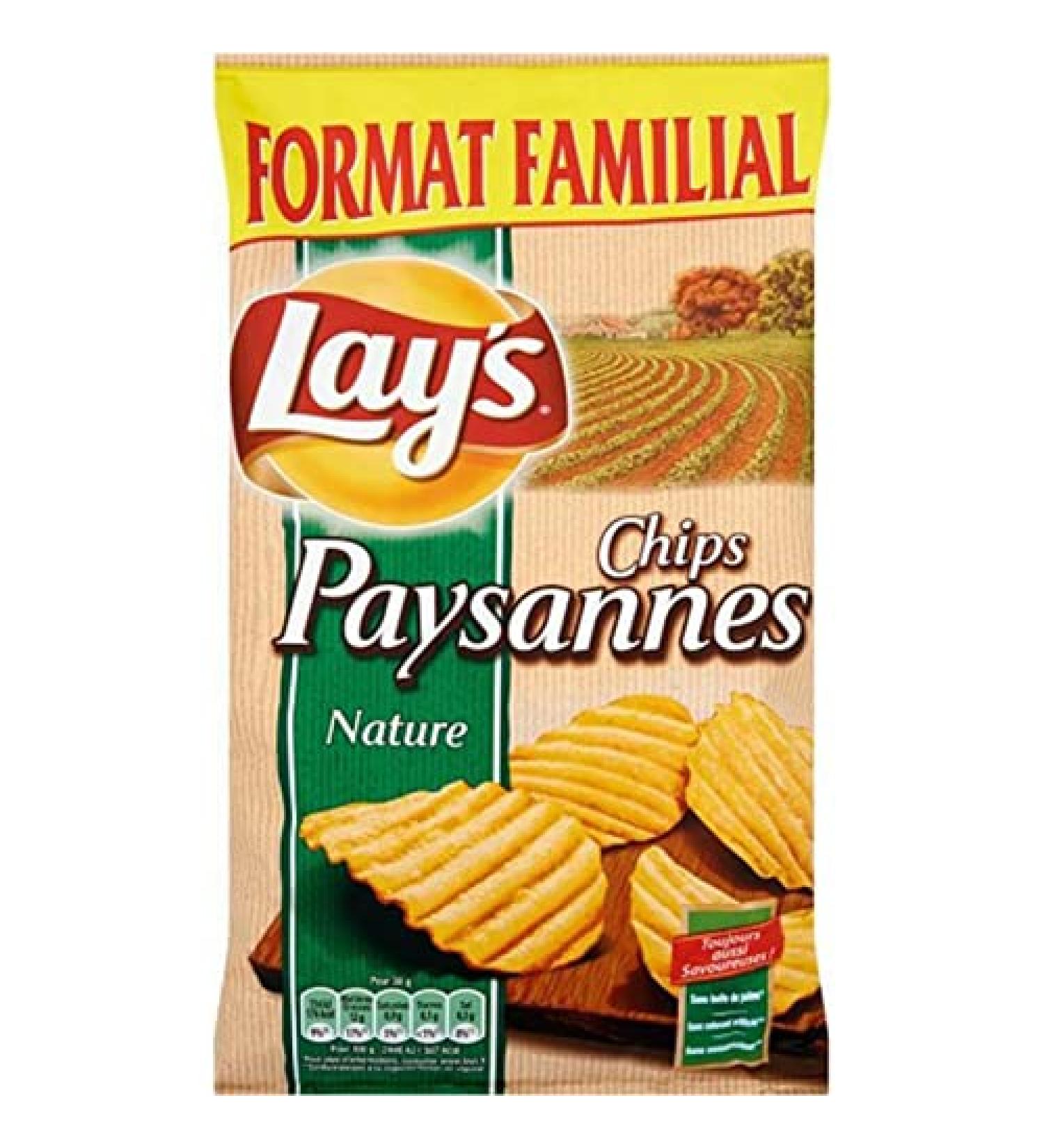 Lay's Lay s Country-Style Natural Chips Family Size 300g (pack of 6)