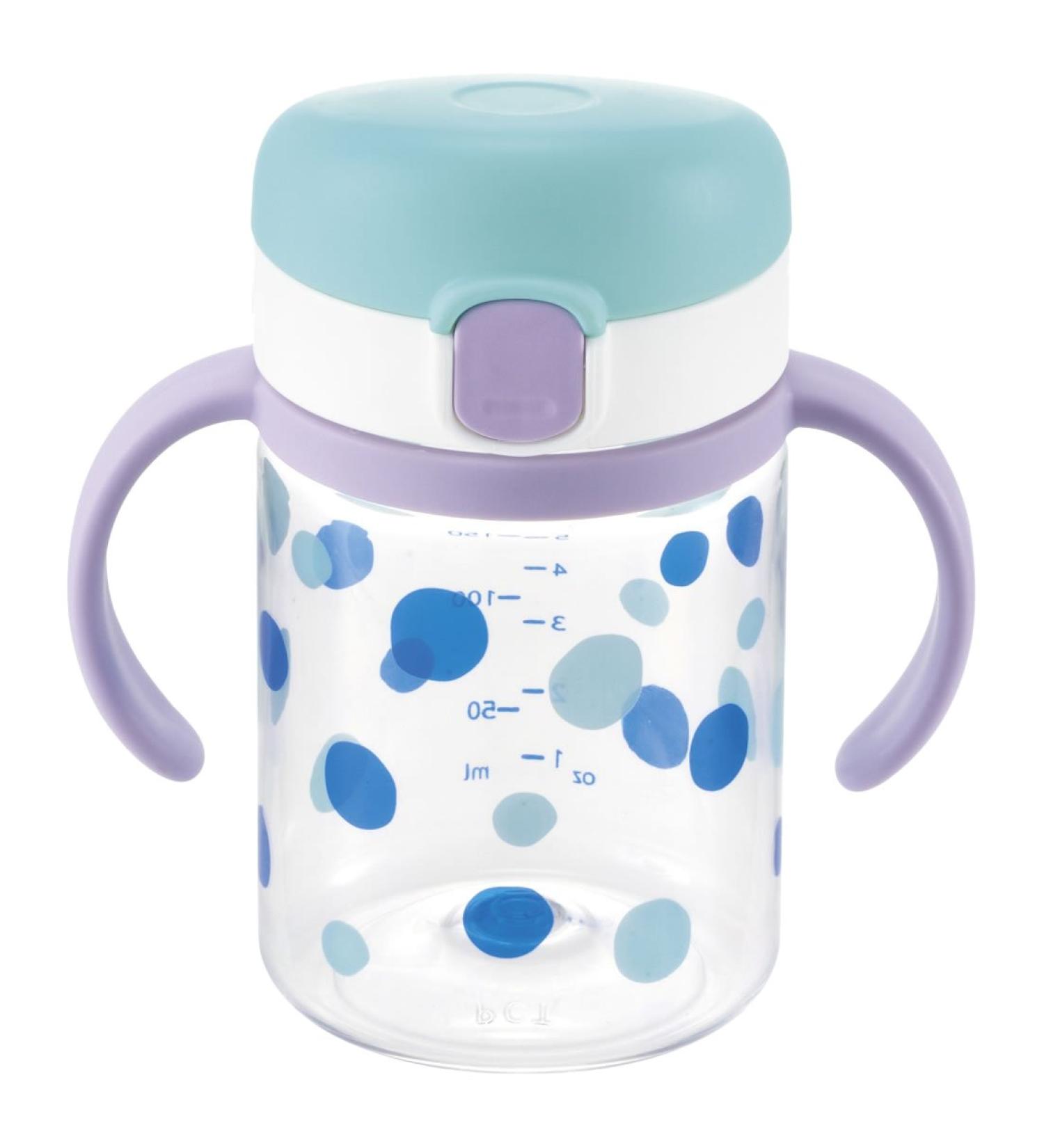 Richell Aqulea Outing Straw Mug 320 - Light Blue | BPA-Free Travel Cup - Buy Online on GoSupps.com
