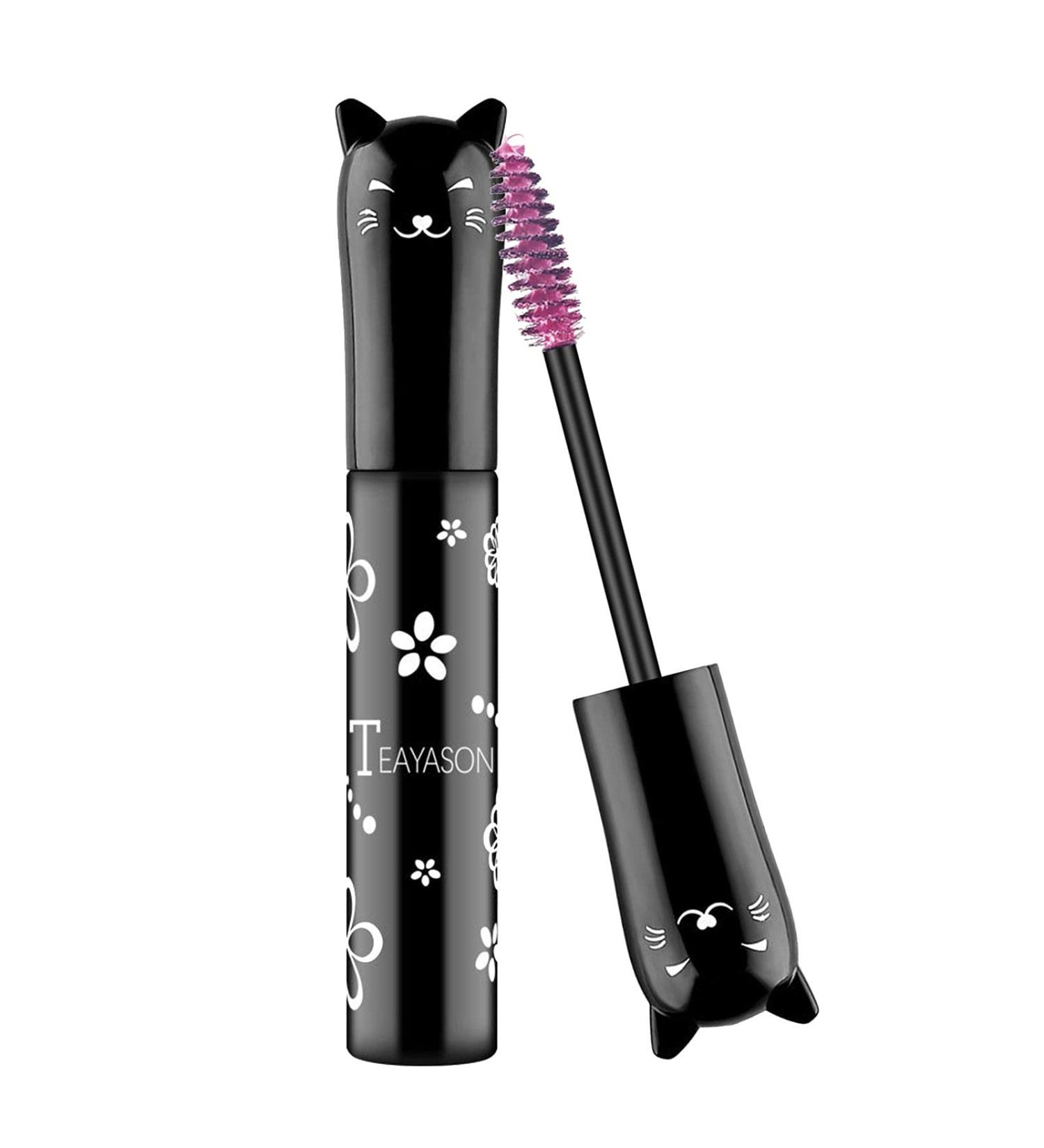 Mascara Makeup Voluminous Cat Eyes False Lash Effect Mascara 6 Colors Extreme Length Waterproof Fast Dry Eyelashes Curling Boosts Lash Volume Definition Party Stage Use Paraben & Cruelty Greatideal - Buy Online on GoSupps.com
