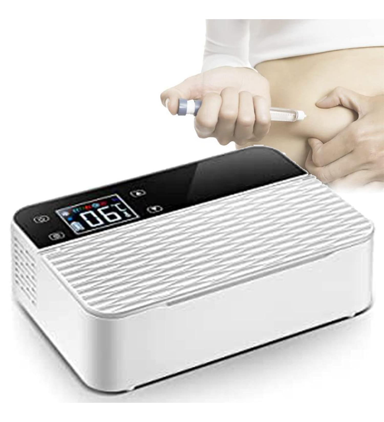 Portable Insulin Cooler Refrigerated Box Travel Case car refrigerators Backpack Medicine Refrigerator with LED Display Keeps Insulin Cool Suitable for Travel Interferon Drug Storage - Buy Online on GoSupps.com