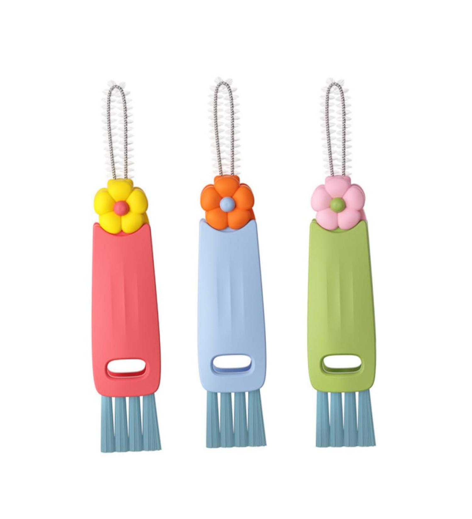 3 PCS Gap Cleaning Brush 3 in 1 Water Bottle Cleaner Brush Portable Bottle Cleaning Brush Rotating Bottle Brush Multifunctional Bottle Brushes for Cleaning Home Daily UseGap Cleaning Brush Water B - Buy Online on GoSupps.com