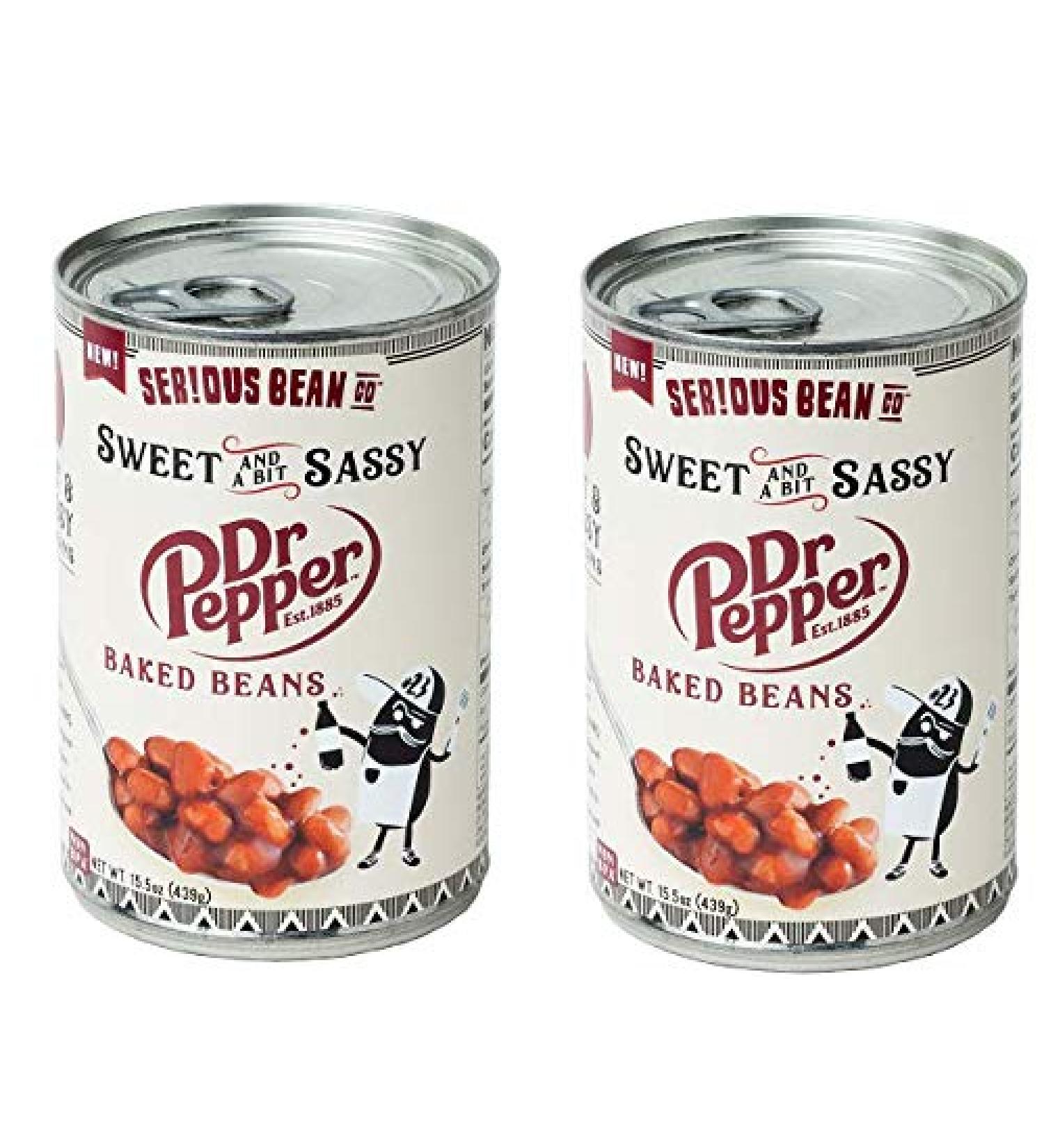 Serious Bean Co. Dr. Pepper Baked Beans 15 oz (Pack of 2) 15.0 Ounce (Pack of 2)