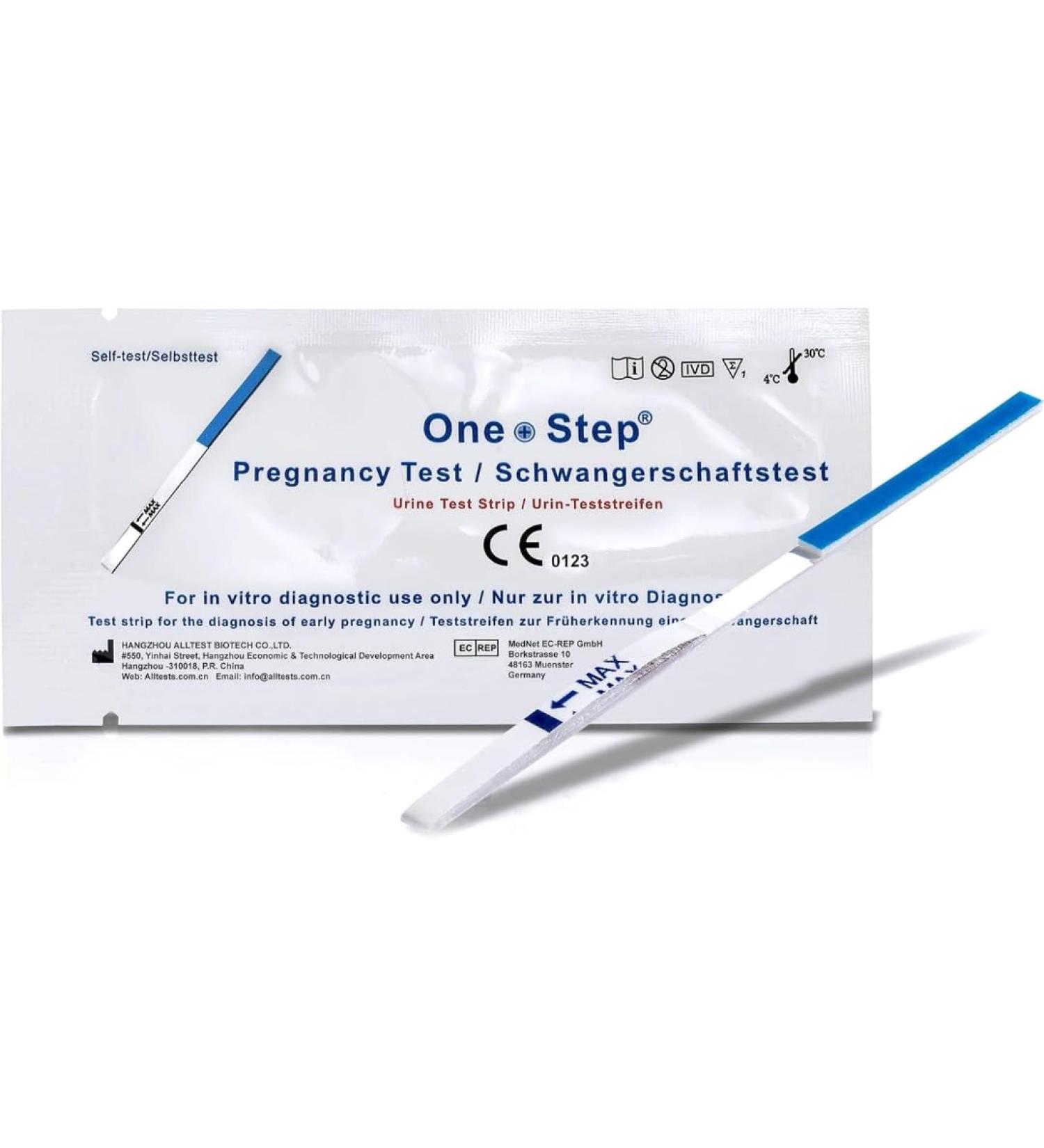 10 x Ultra Early 10mIU Pregnancy Test Strips - Tests 6 Days Earlier - 10 Count - Buy Online on GoSupps.com