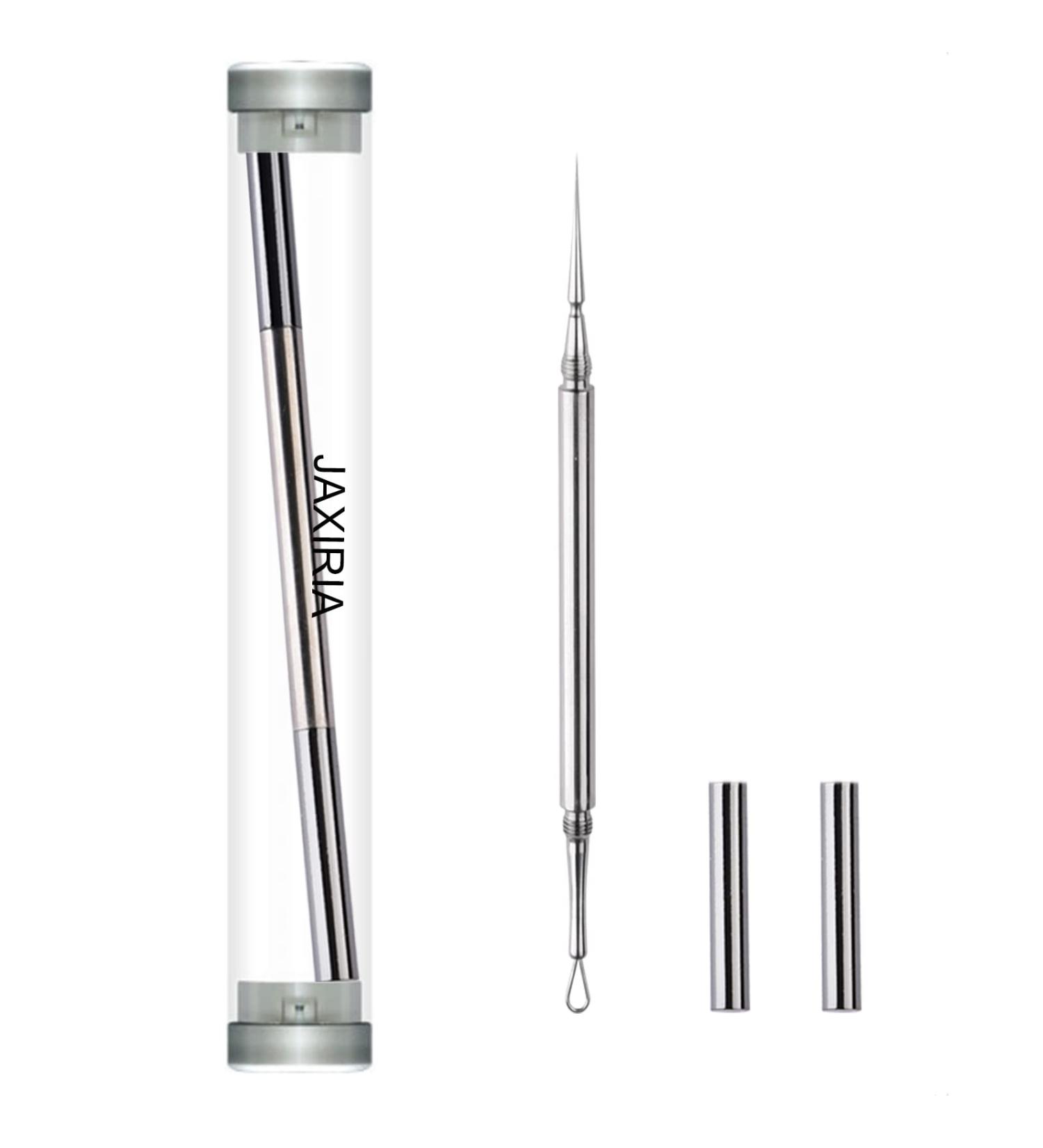 Professional Titanium Lancet Blackhead Remover Tool - Silver - Buy Online on GoSupps.com
