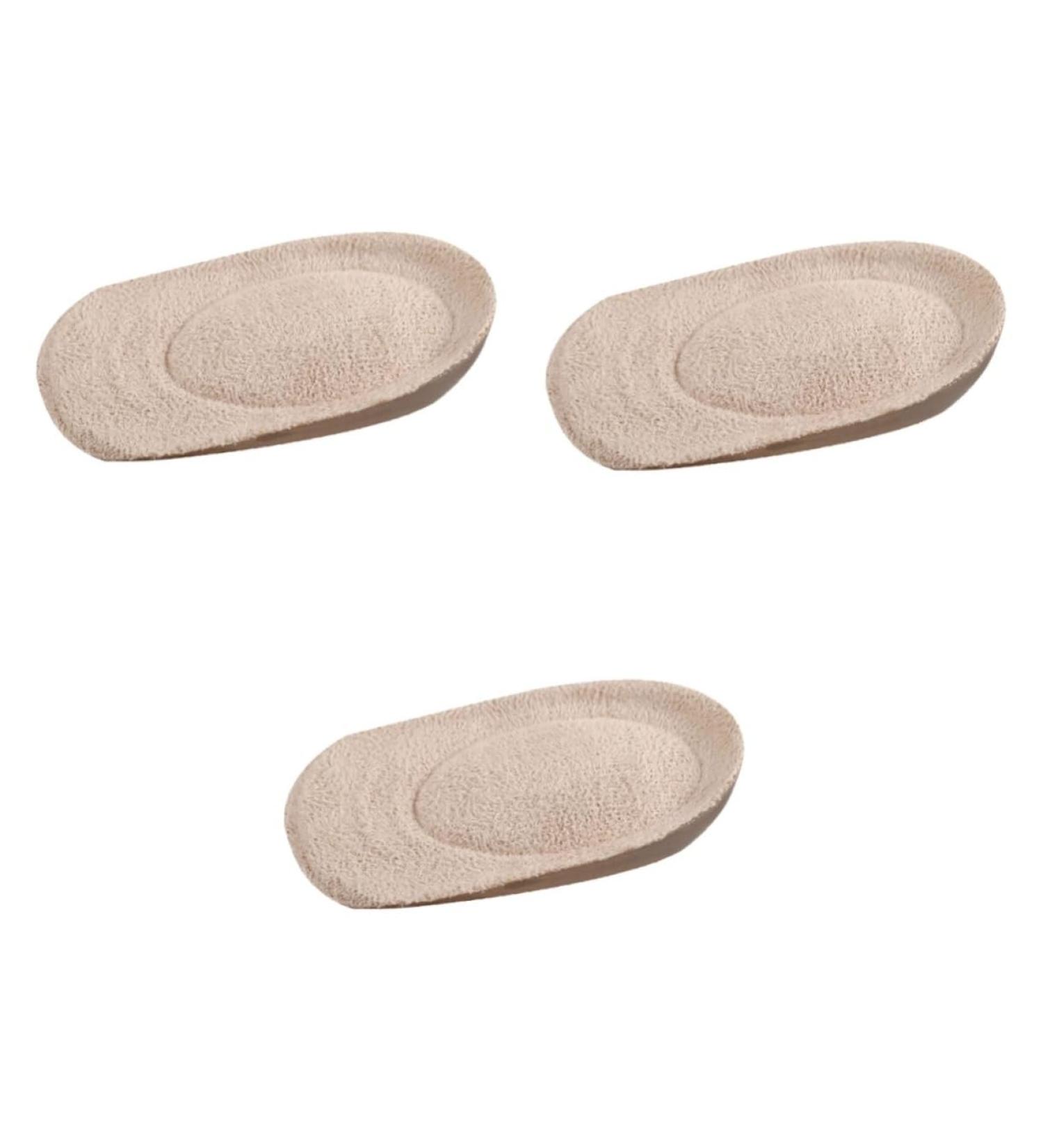 GLEAVI Plantar Support Gel Insoles - 3 Pairs Clear Heel Pads & Cushions for High Heels Heel Lifts & Spurs - Buy Online on GoSupps.com