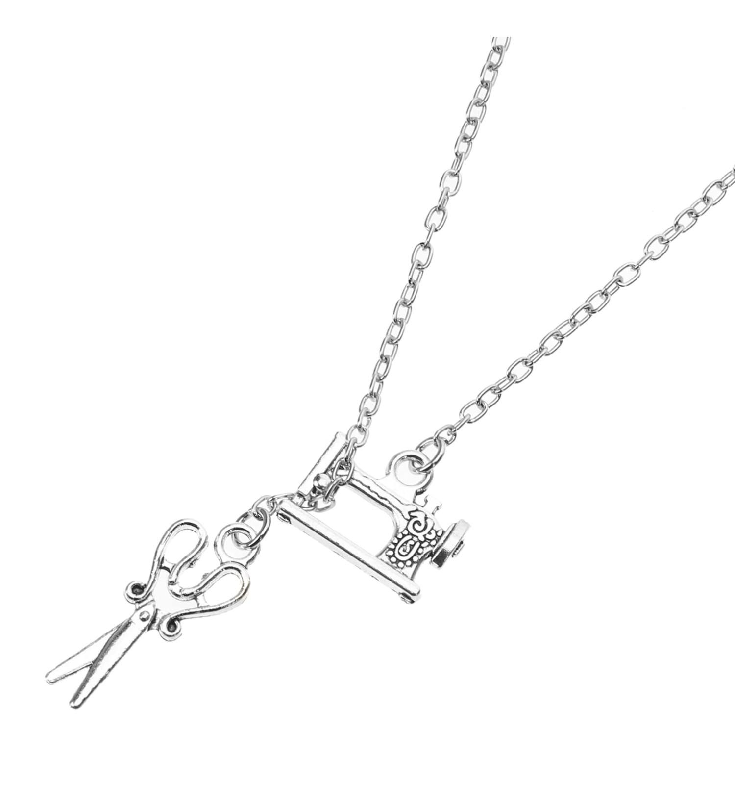 VALICLUD Retro Scissors Necklace Necklace for Quilters Necklace Jewelry Sweater Miss Clavicle Chain - Buy Online on GoSupps.com