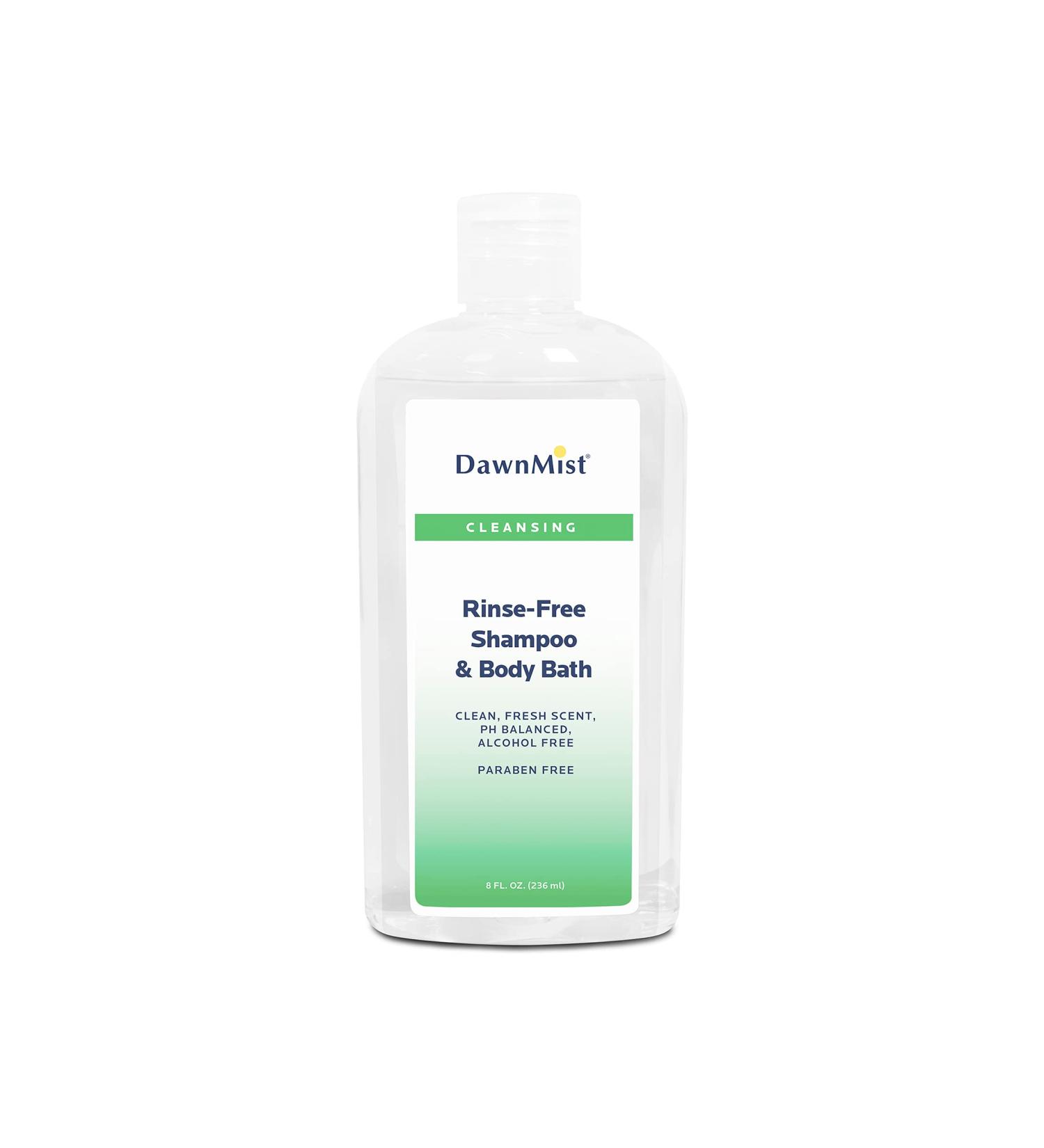 Dukal DawnMist Rinse Free Shampoo and Body Bath 8 oz (Box of 12)