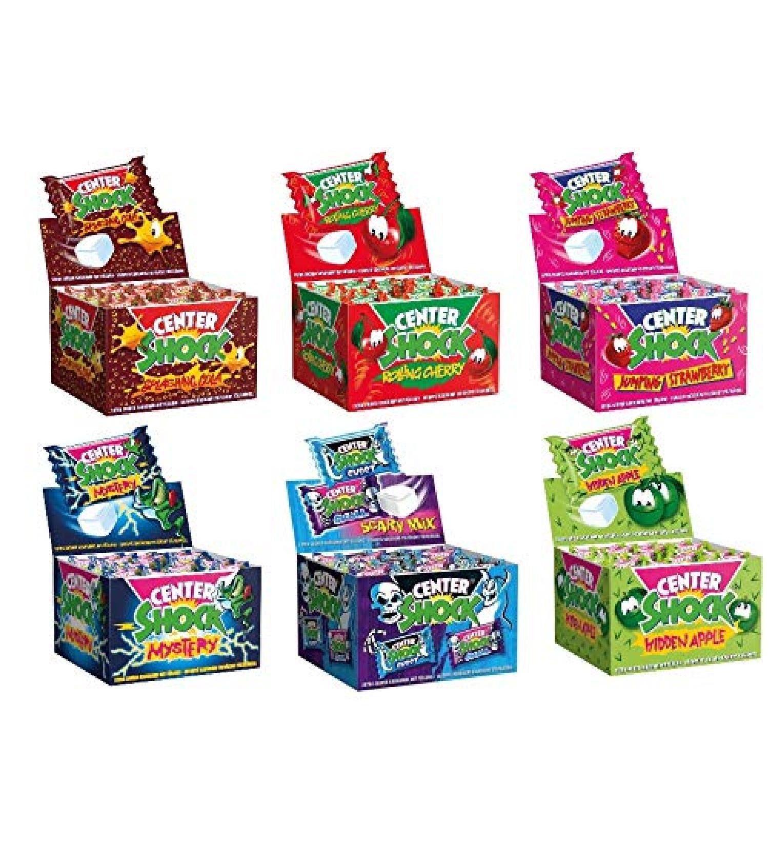 Buy Center Shock Mix: 6 Box Set - Jumping Strawberry Rolling Cherry Splashing Cola Hidden Apple Scary Mix 400g | International Shipping Available - Buy Online on GoSupps.com