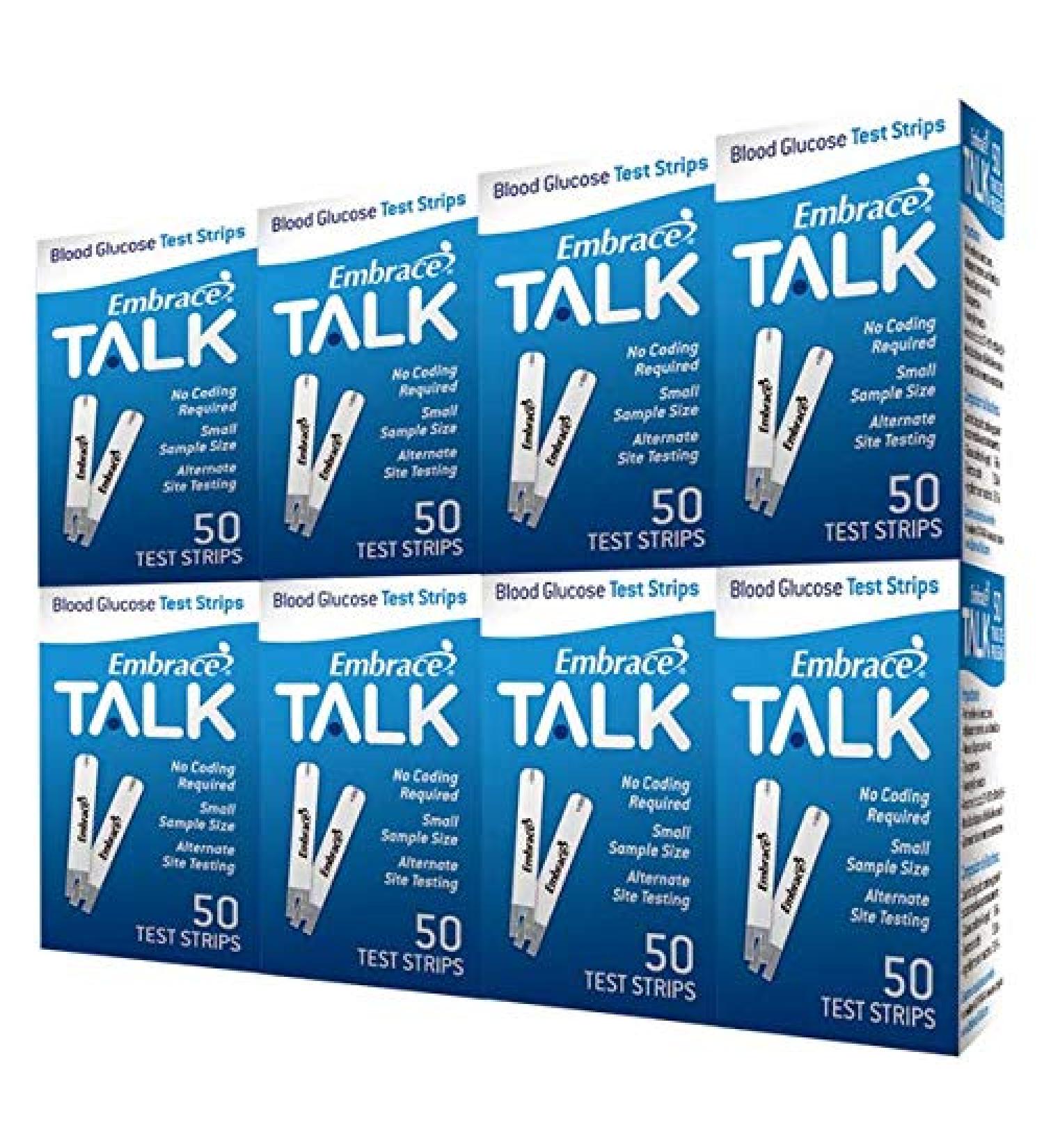 Embrace TALK Test Strips Bundle 400 Ct
