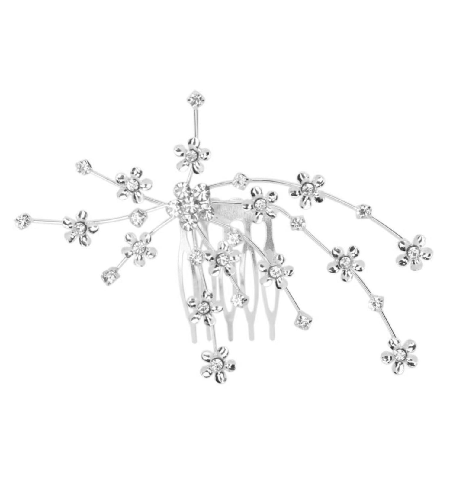 DOITOOL Hair Accessory for Women Hair Jewels for Women Women's Hair Accessories Accesorios Para De Mujeres Flower Hair Comb Wedding Bridal Hair Comb Dress Headband Bride - Buy Online on GoSupps.com