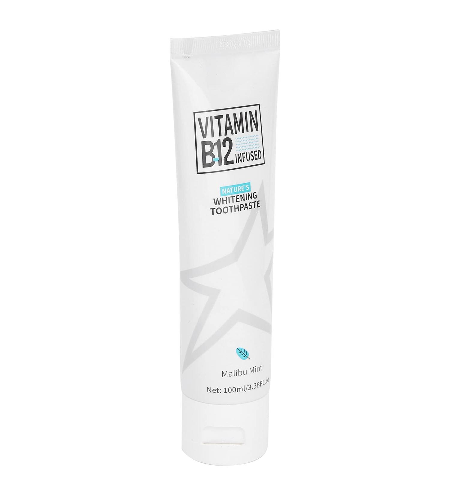 Verdant Touch Vitamin B12 Toothpaste 100ml - Odor Removal Tooth Repair & Whitening | International Shipping - Buy Online on GoSupps.com