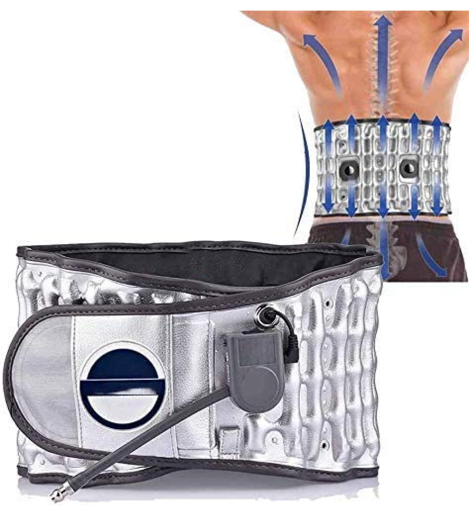2-in-1 Heat Therapy Back Bandage for Effective Pain Relief | Physio Decompression & Lower Lumbar Support (Waist 73.7 124.5 cm) - Buy Online on GoSupps.com