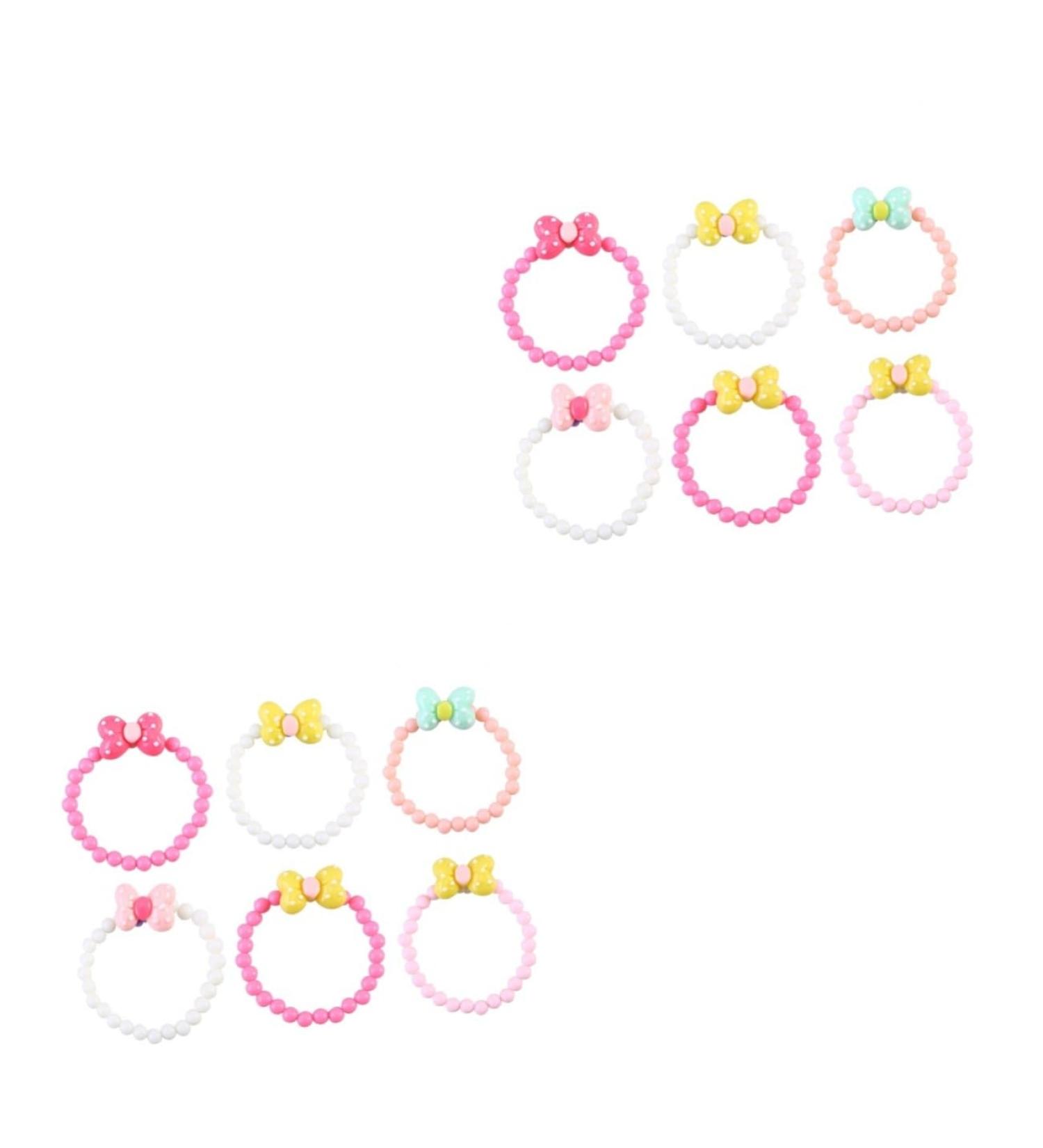 Buy Ibasenice 12 pcs Children's Bows & Bags | Perfect Birthday Decorations for Girls | Fun Colorful Bungee Arm Bands - Buy Online on GoSupps.com