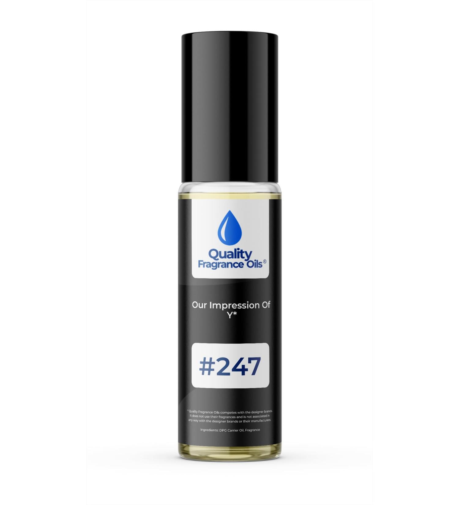 Quality Fragrance Oils' Impression #247 Inspired by Y for Men (10ml Roll On) Y for Men Impression #247 0.34 Fl Oz (Pack of 1)