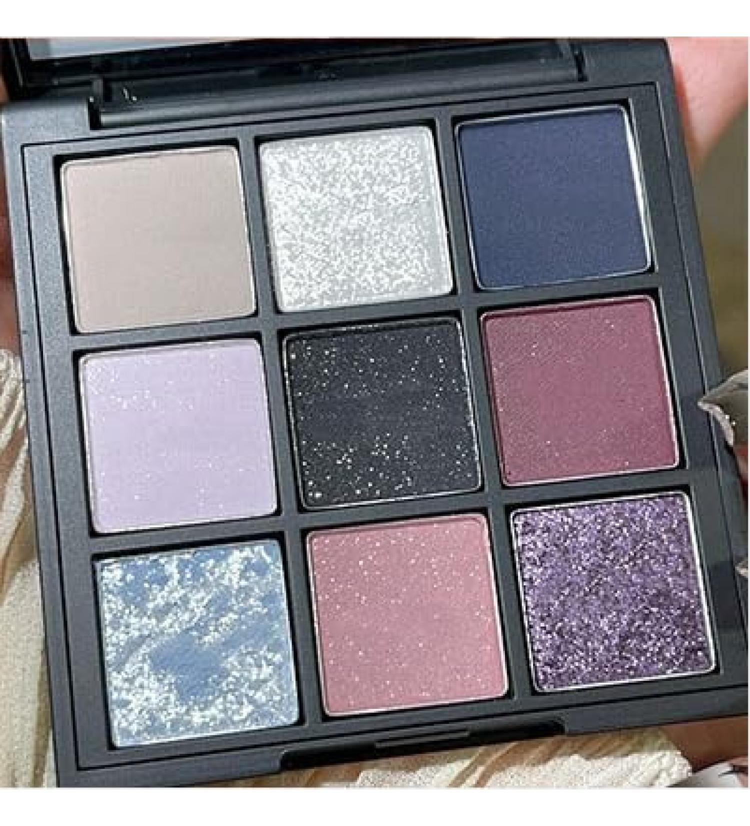 PICKX 9 Colors Glitter Eyeshadow Makeup Palette Matte High Pigmented Colorful Creamy Texture Eye Shadow Powder Natural Waterproof Long Lasting Eyeshadow Powder Cosmetics (D) - Buy Online on GoSupps.com
