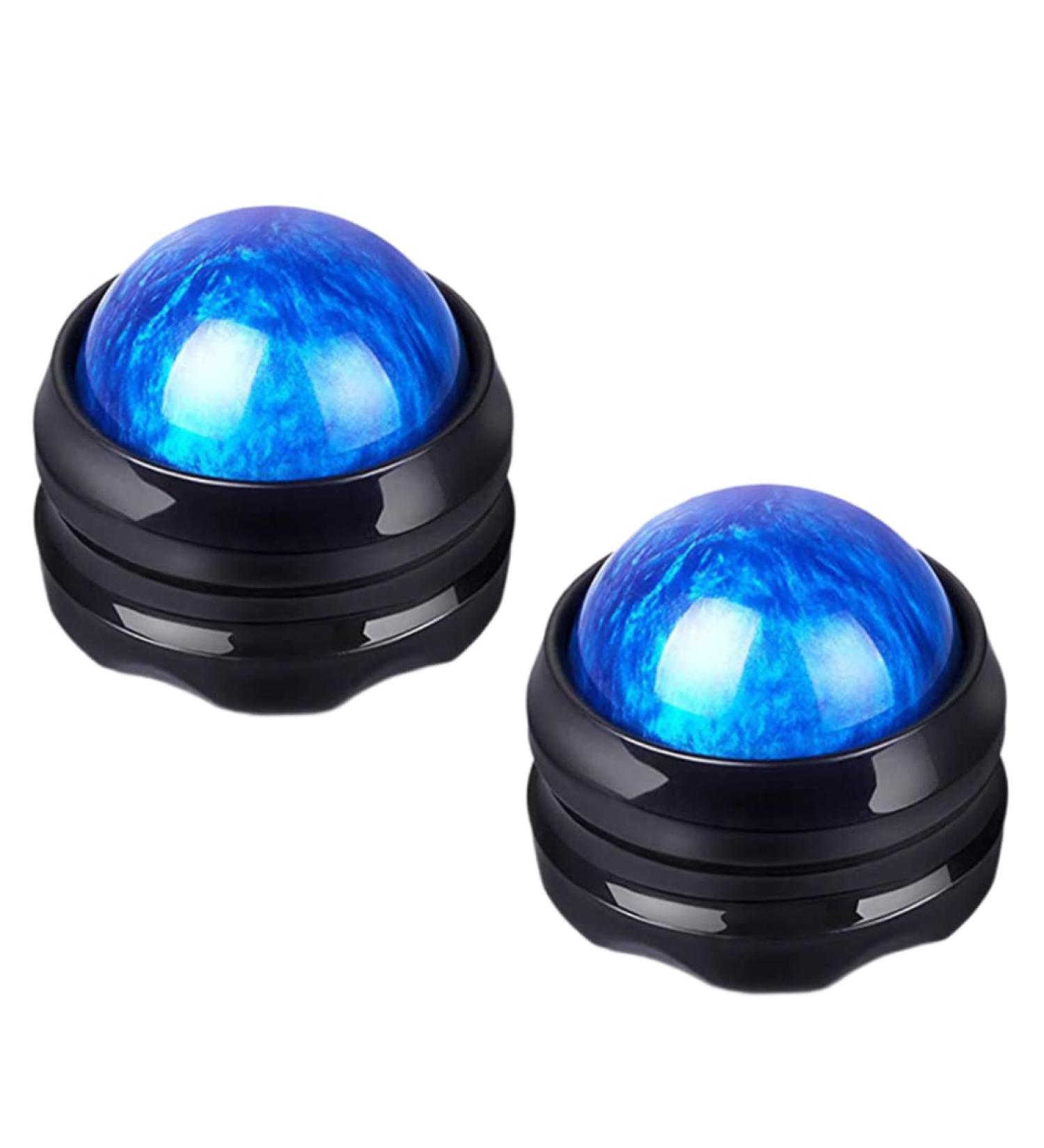 Massage Roller Ball - Manual Back & Foot Massagers for Full Body Relief - 2pcs Set | International Shipping Available - Buy Online on GoSupps.com