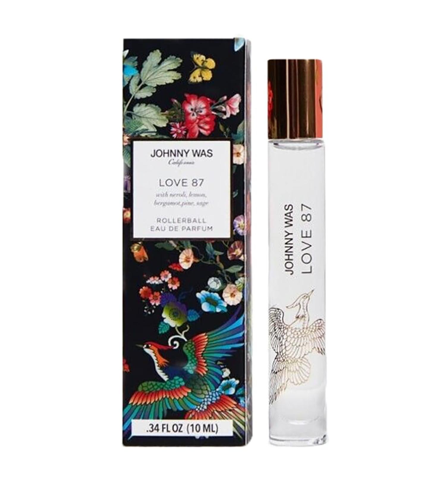 Johnny Was Love 87 Rollerball Perfume Roll Scent Black Flowers Box New USA - Buy Online on GoSupps.com
