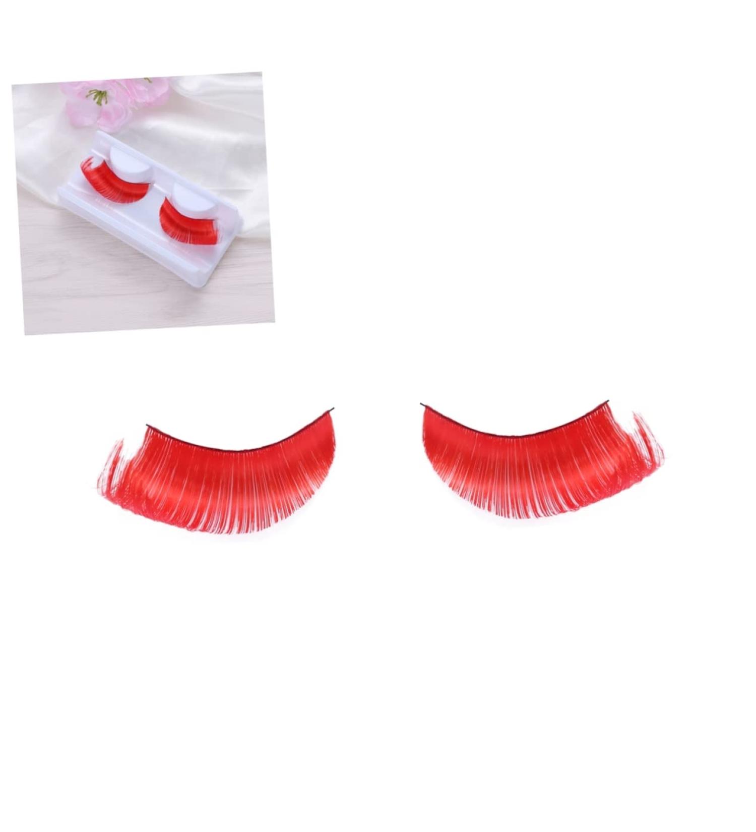 LALAFINA Color Eyelashes Long False Eyelash Fake Lashes Eyelashes Party Eyelashes - Buy Online on GoSupps.com