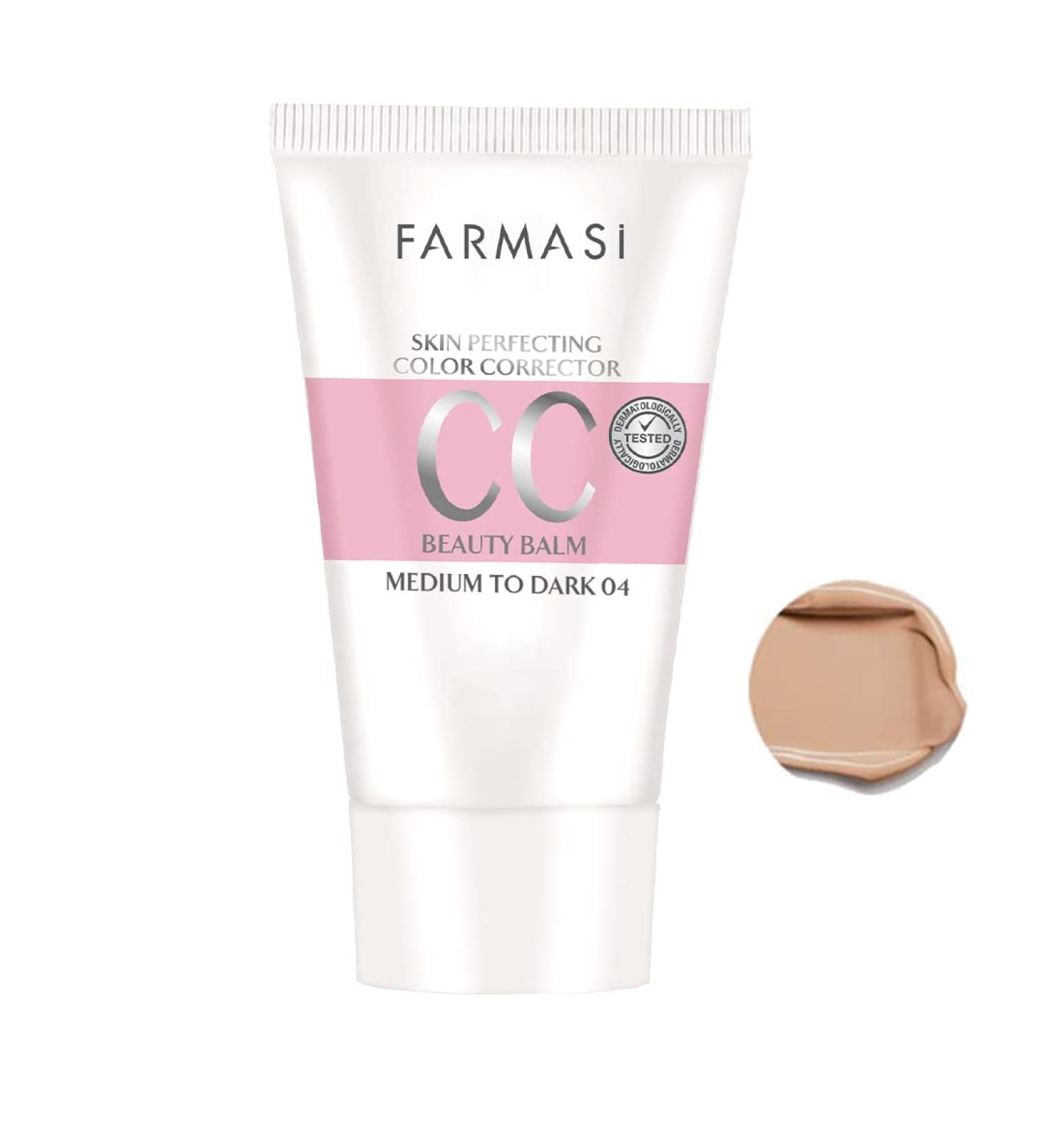 Farmasi CC Color Control Cream SPF 25+ 1.7 fl. oz - Natural Finish Multimineral Formula for All Skin Types (Medium to Dark) - Buy Online on GoSupps.com