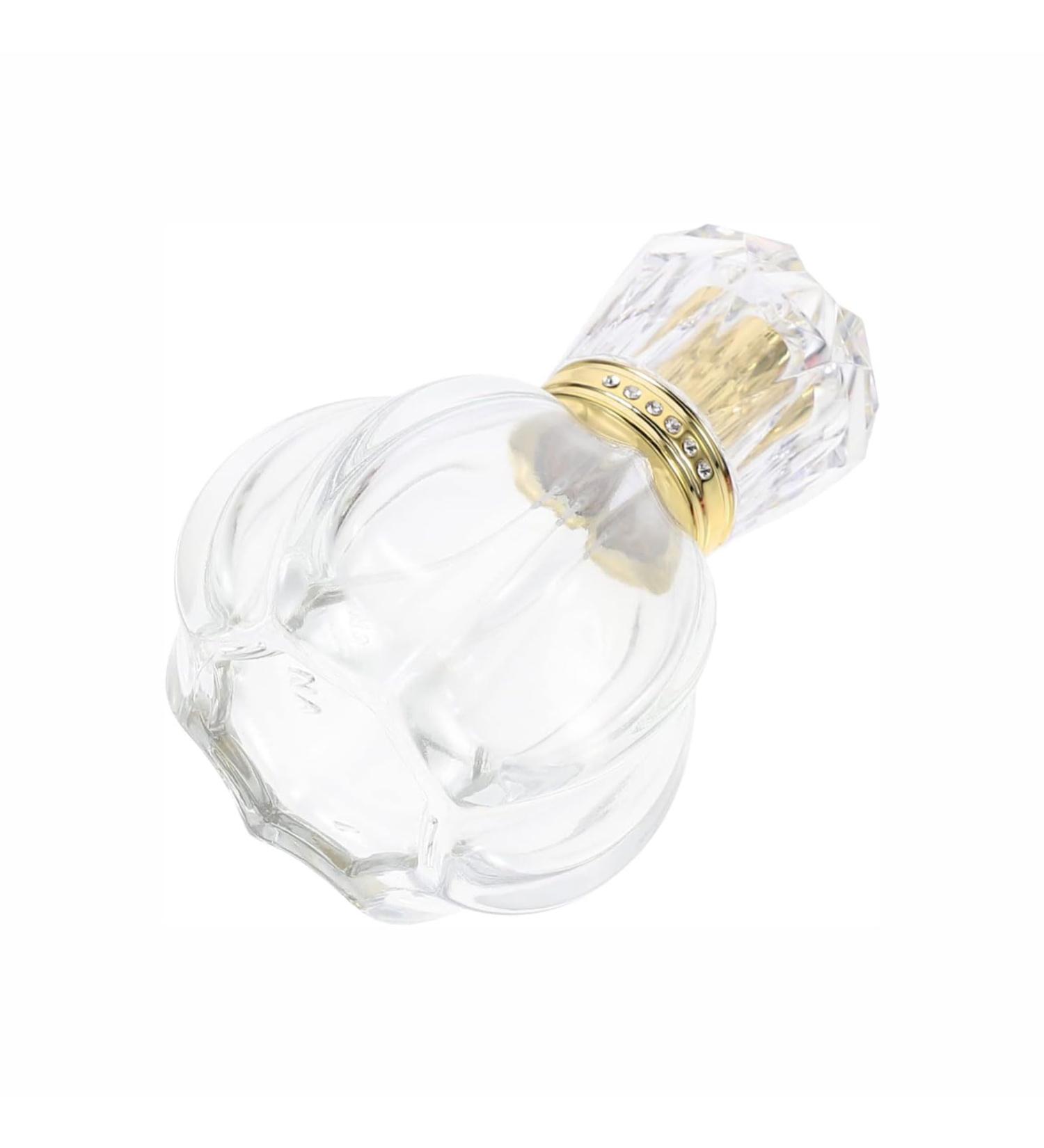 JITEM 50ML 1.69 OZ Transparent Glass Perfume Bottle Crystal Crown Clear Refillable Atomizer Spray Bottle Portable Travel Empty Perfume Atomiser - Buy Online on GoSupps.com
