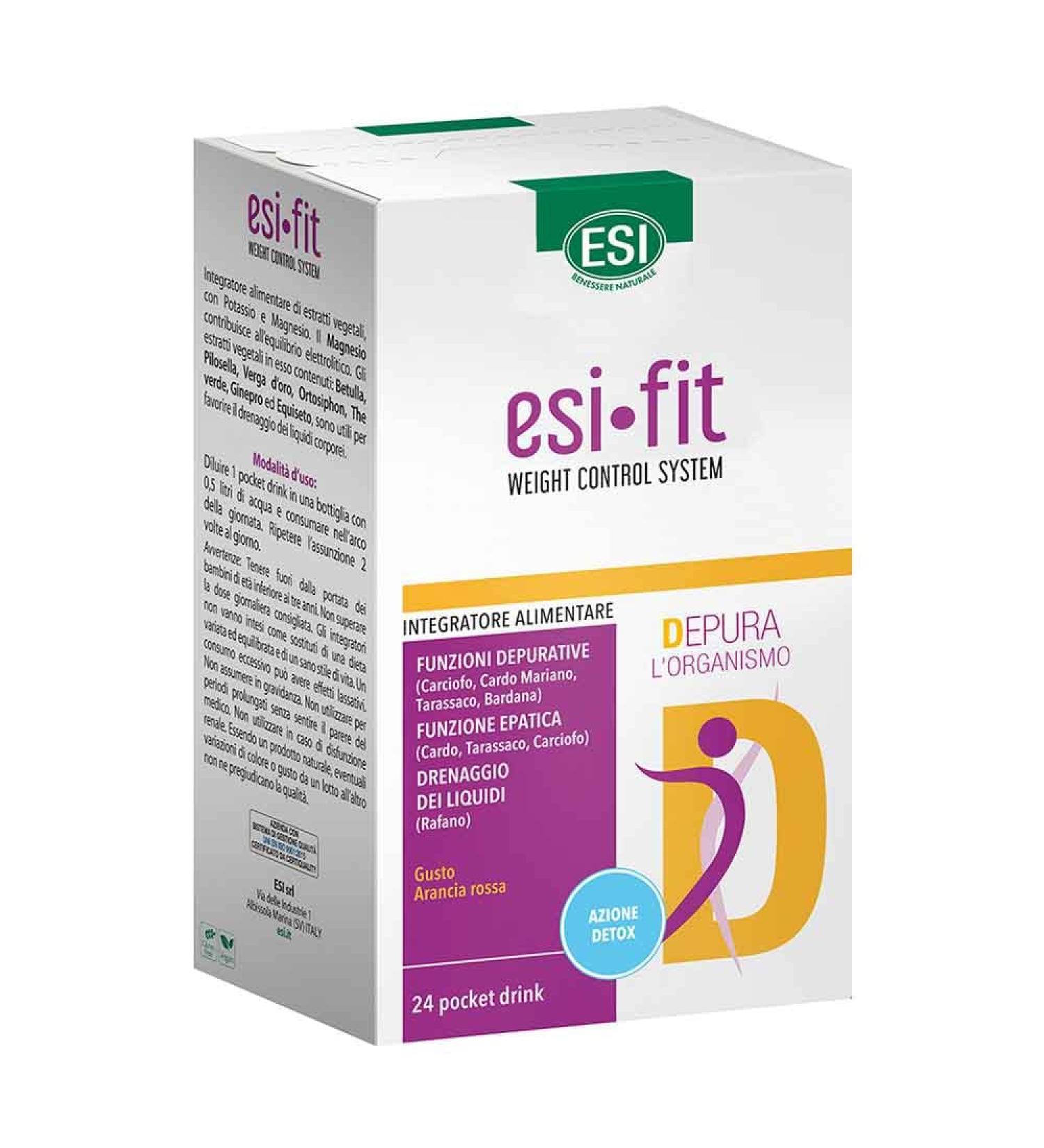 ESI Fit Depura Dewatering and Cleansing Supplements 24 Pocket Drink