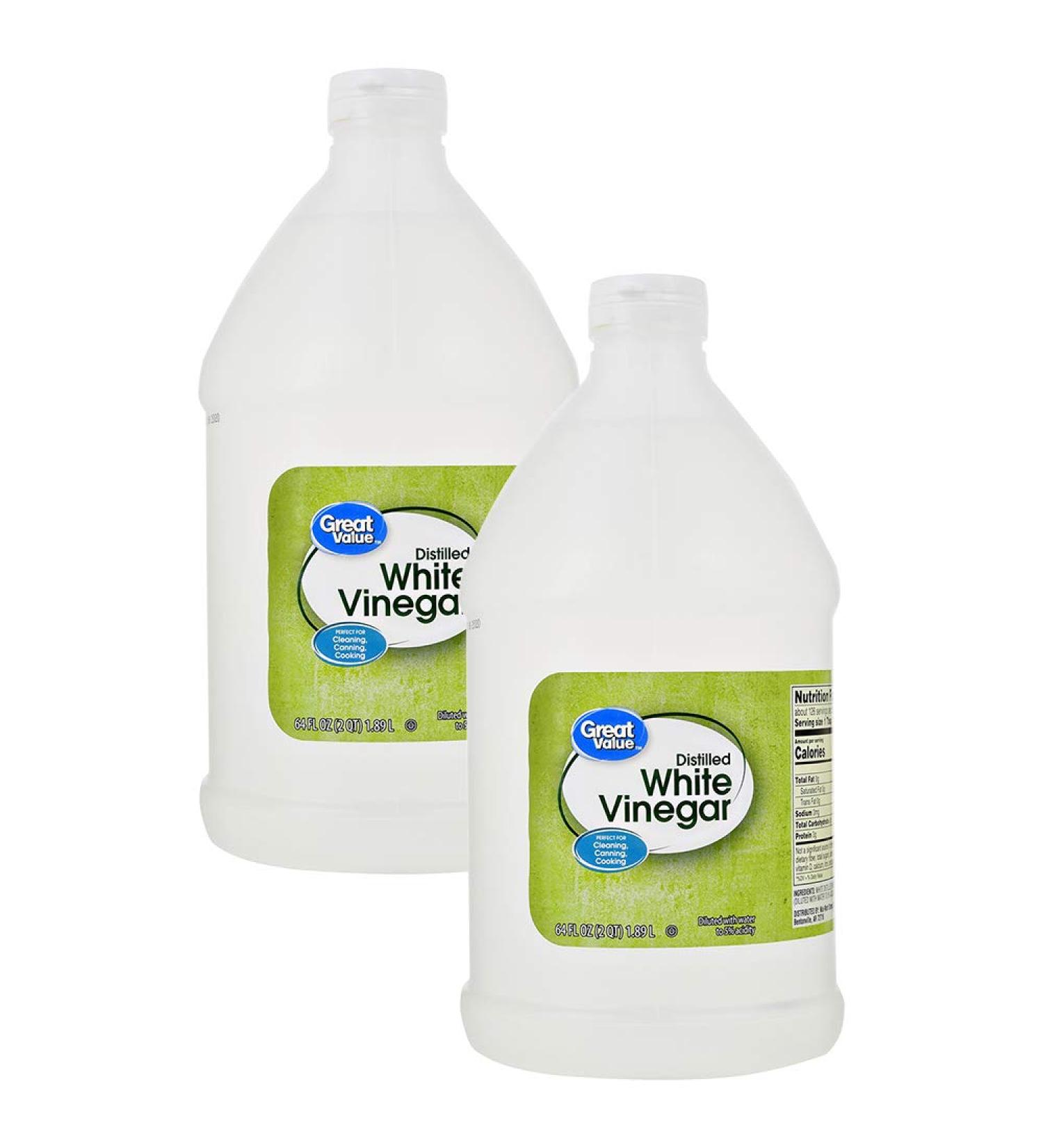 Great Value Distilled White Vinegar, 64 oz, 2 Pack