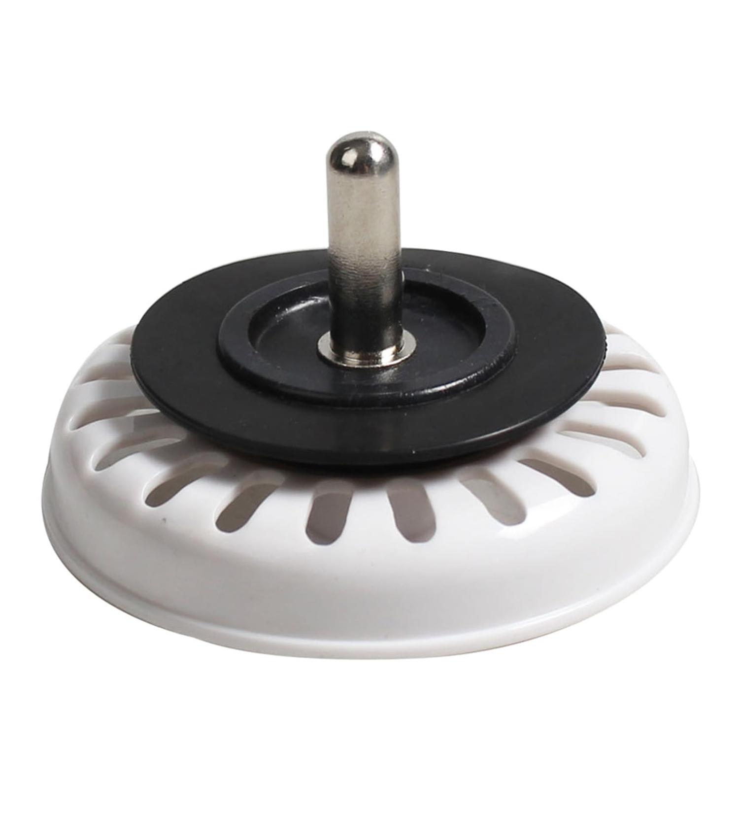 White Sink Plug Kitchen Sink Strainer Plug Waste Plug Basin Water Seal Plug Smooth & Hassle Frees Maintenance Sink Filter - Buy Online on GoSupps.com