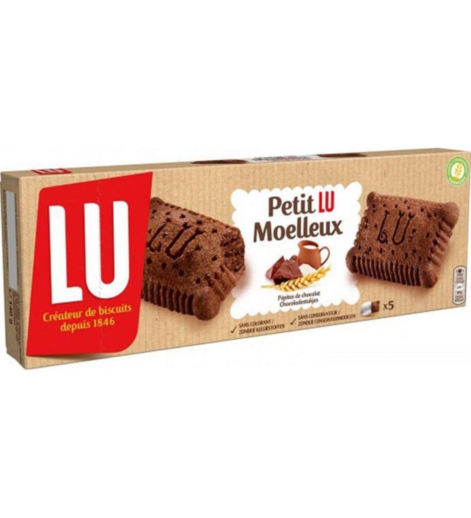 LU Petit LU Soft Chocolate Chips 140g (pack of 6)