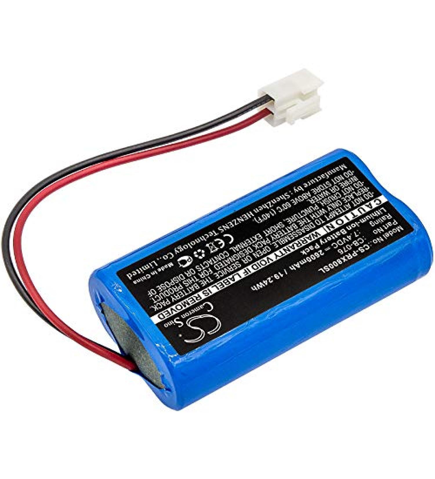 Replacement Battery for Promax 8 Premium CATV Analyser - CB-076 2600mAh/7.4V | International Shipping Available - Buy Online on GoSupps.com