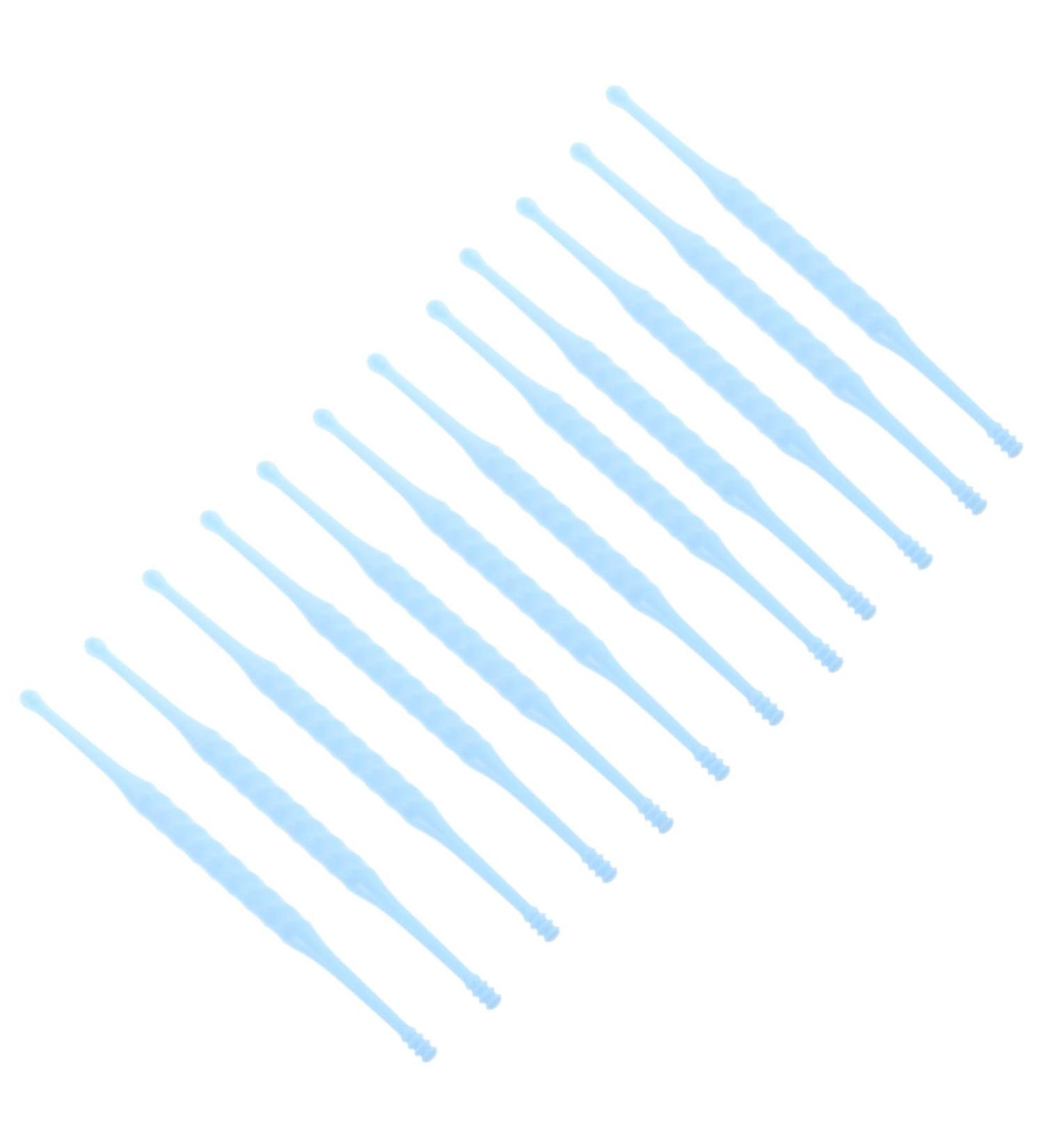 GARVALON Ear Cleaning Tool Set for Boys and Girls 12pcs Plastic Ear Wax Earbuds Cleaner Safe and Gentle for Boys and Girls Random Color - Buy Online on GoSupps.com