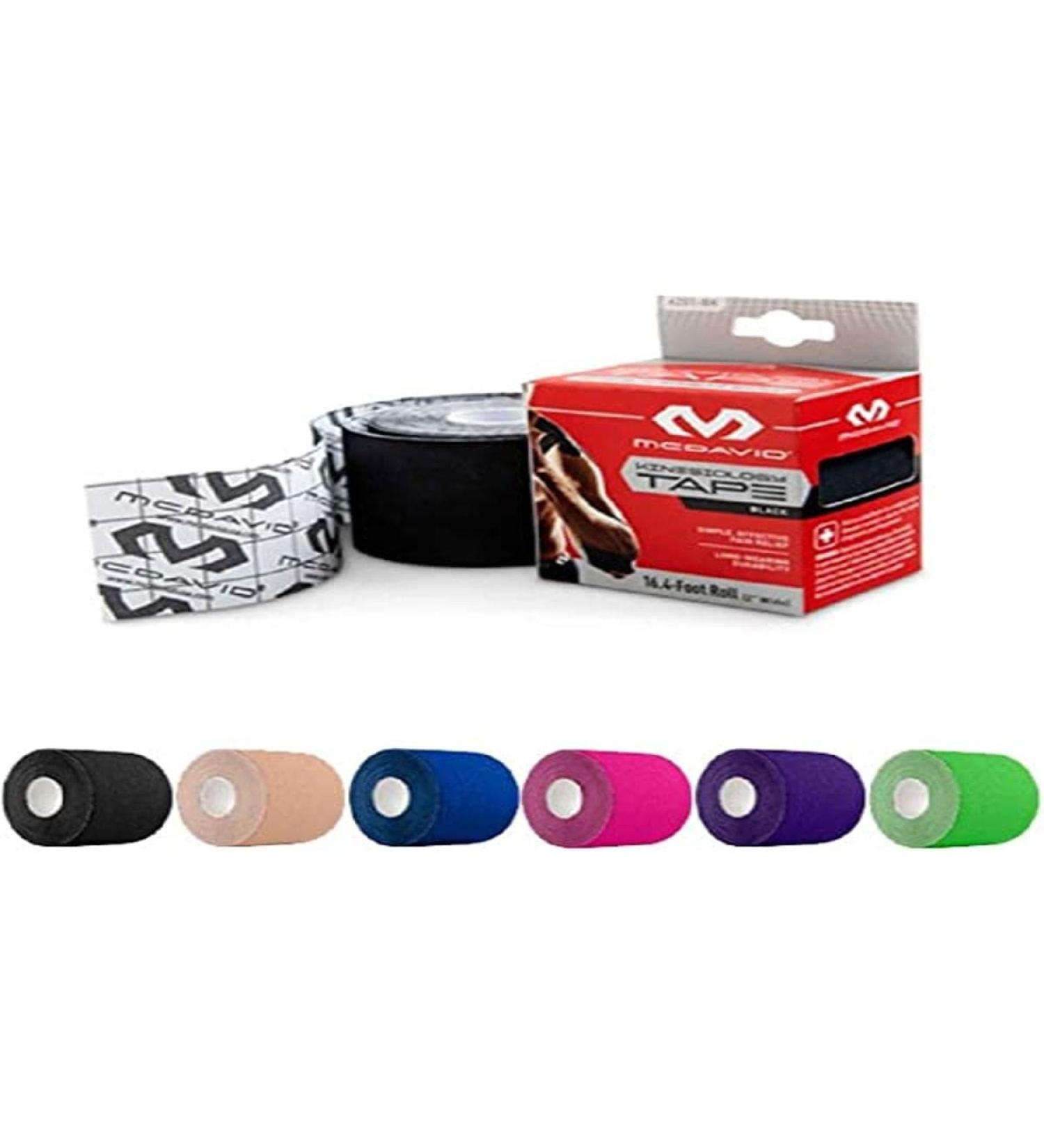 McDavid Kinesiology Single Roll Box Tape 16-Feet 4-Inch/5m Black