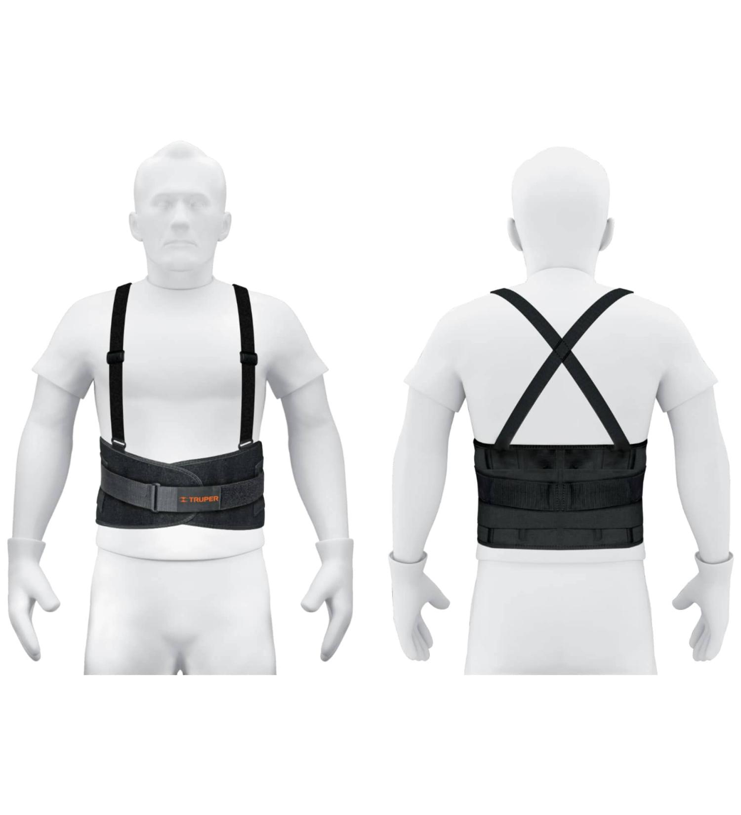Buy TRUPER Faja-XLX XL Double Pull Lumbar Back Brace w/Shoulder Straps - Safety Product for Back Support - International Shipping Available - Buy Online on GoSupps.com