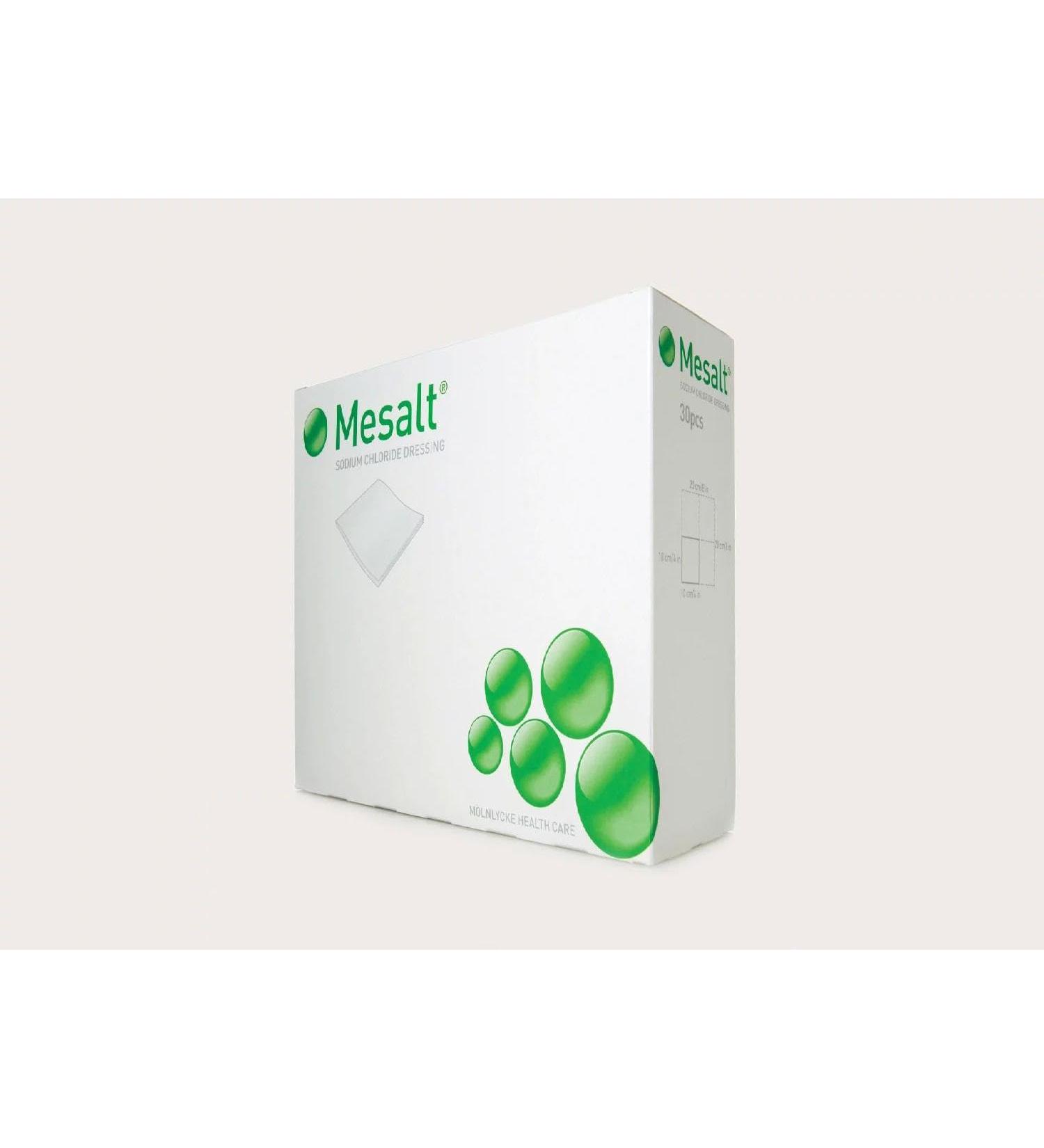 Mesalt compresses 10x10 cm 30 hours