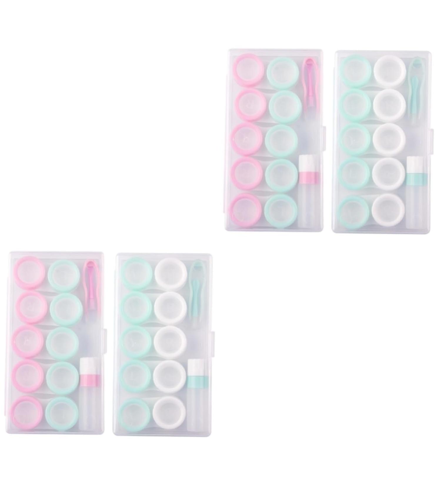 Healvian Portable Macaron Storage Box for Colored Contact Lenses | Travel Contact Lens Case & Container | Durable & Stylish Contact Lens Holder - Buy Online on GoSupps.com