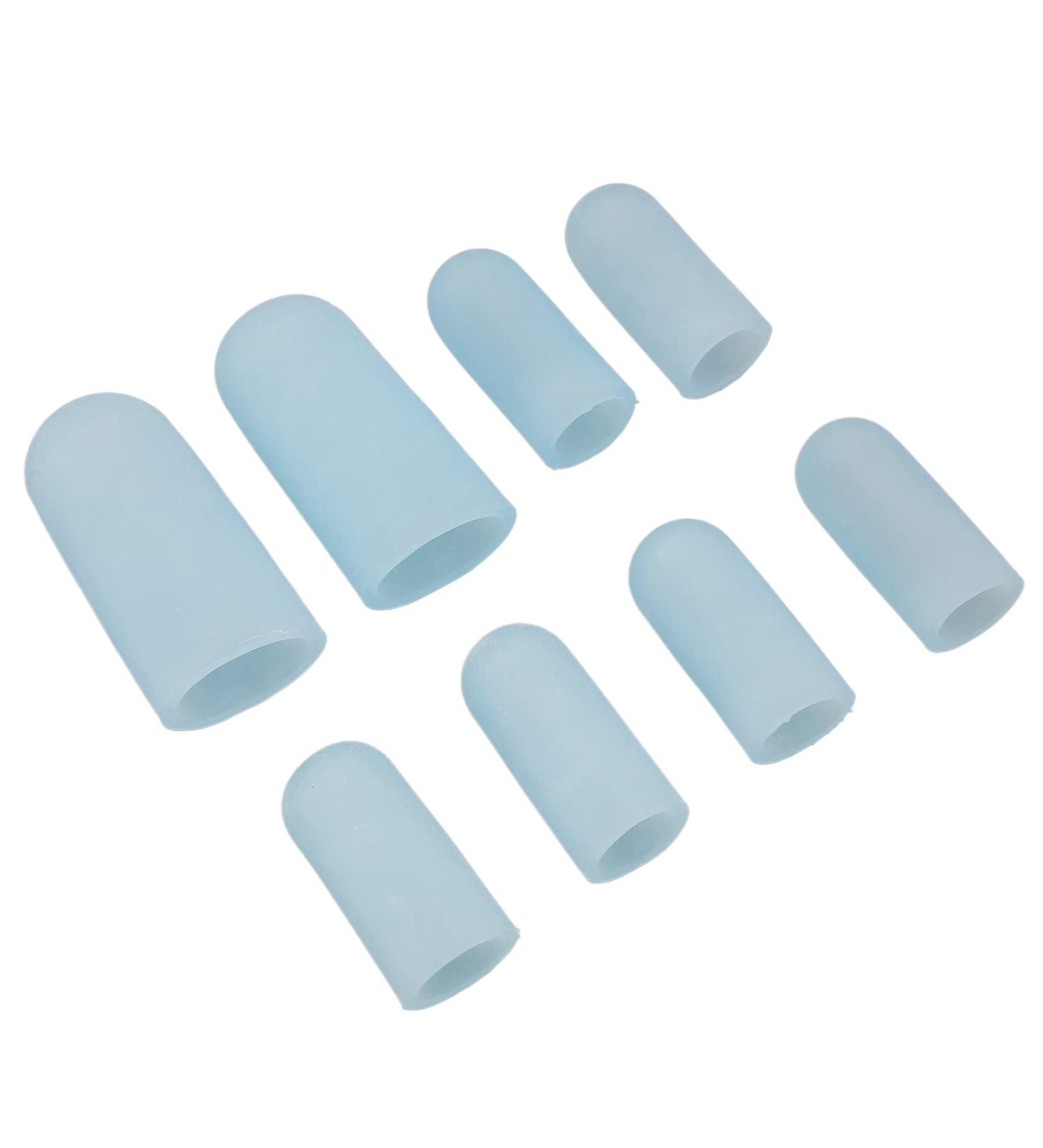 Large Toe Caps for Pain Relief 4 Pairs Breathable Ventilation Holes Protects Toenails & Eases Hammer Toes Corns & Blisters - Buy Online on GoSupps.com