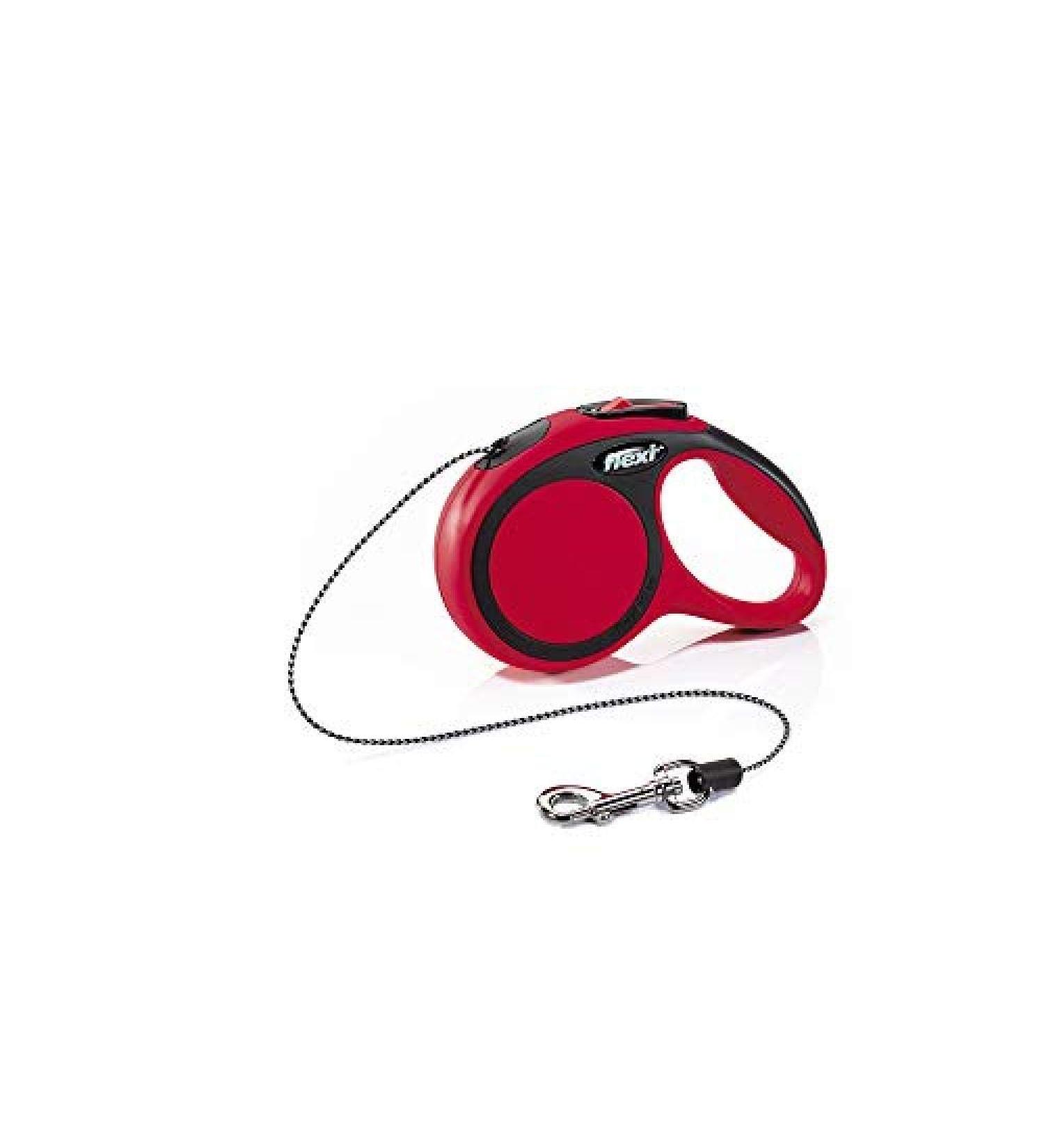 Flexi New Comfort S Rope 8m Red - Durable Leash for Dogs Up to 12kg | International Shipping Available - Buy Online on GoSupps.com