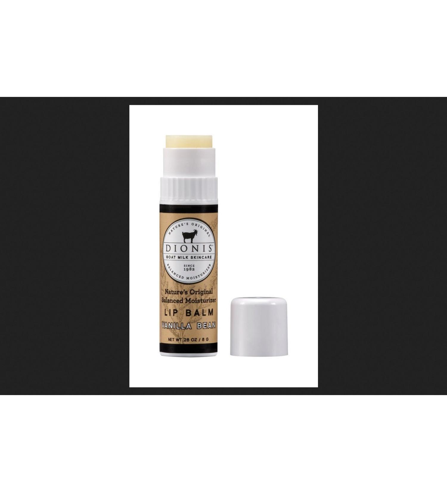 DIONIS Goat Milk Vanilla Bean Scent Lip Balm 0.28 oz. 1 pk