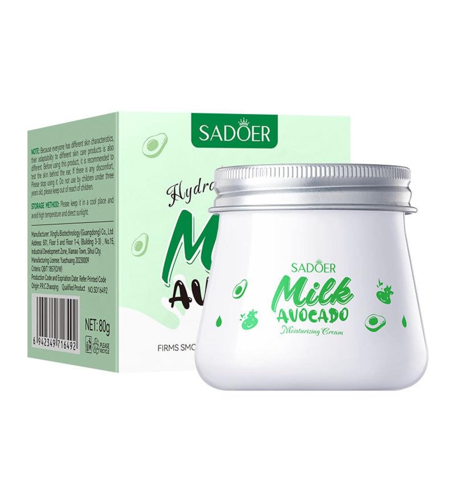 Face Cream milk face cream for smooth and hydrating