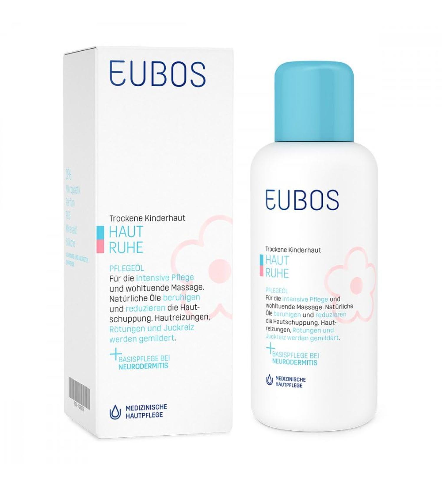 EUBOS Children's Skin Calm Care Oil 100ml - Soothing Relief for Sensitive Skin | Shop Now! - Buy Online on GoSupps.com