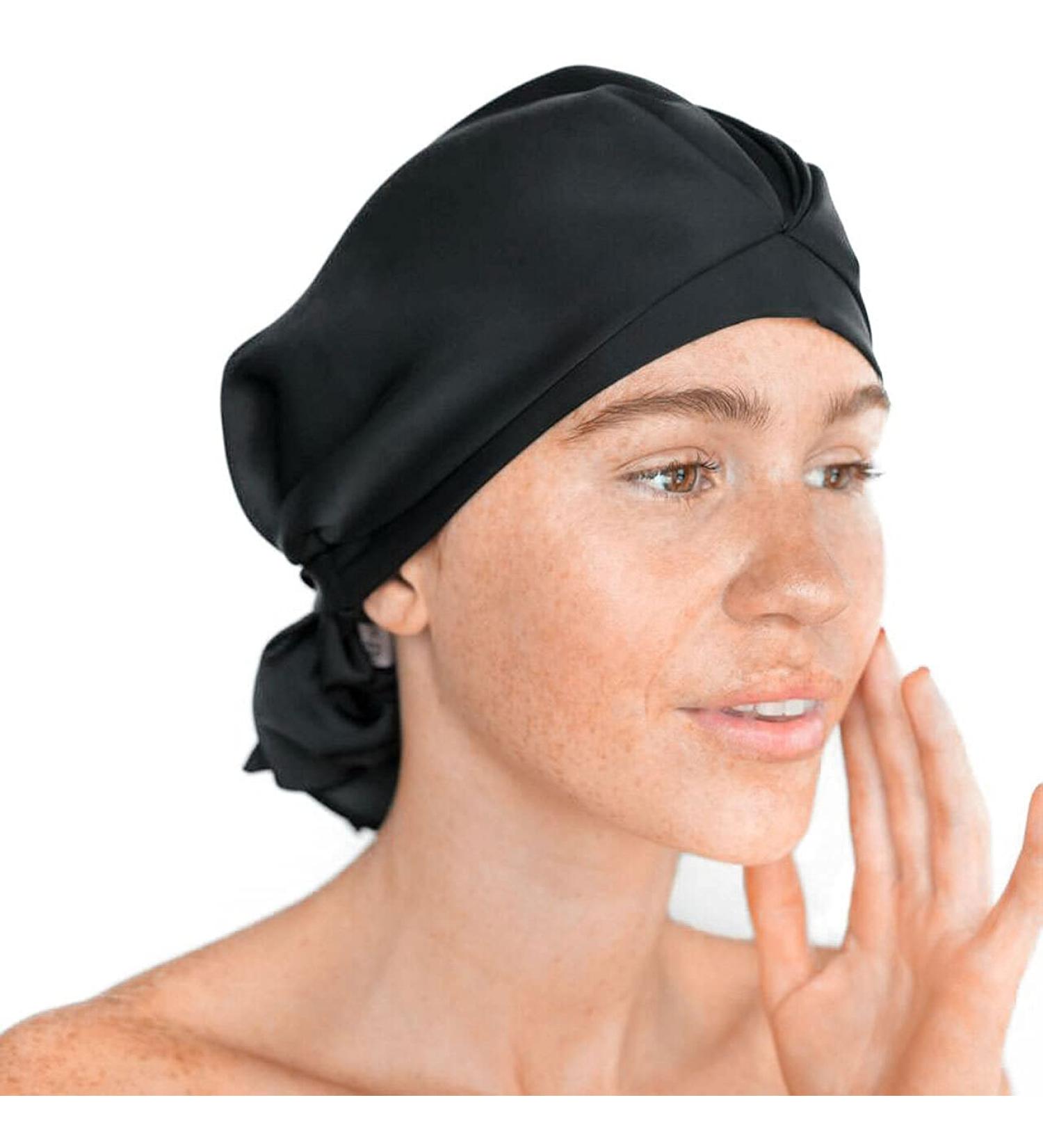 Kitsch Sleep Scarf Bonnet Cap for Women - Lightweight Satin Hair Wrap for Sleeping - Buy Online on GoSupps.com