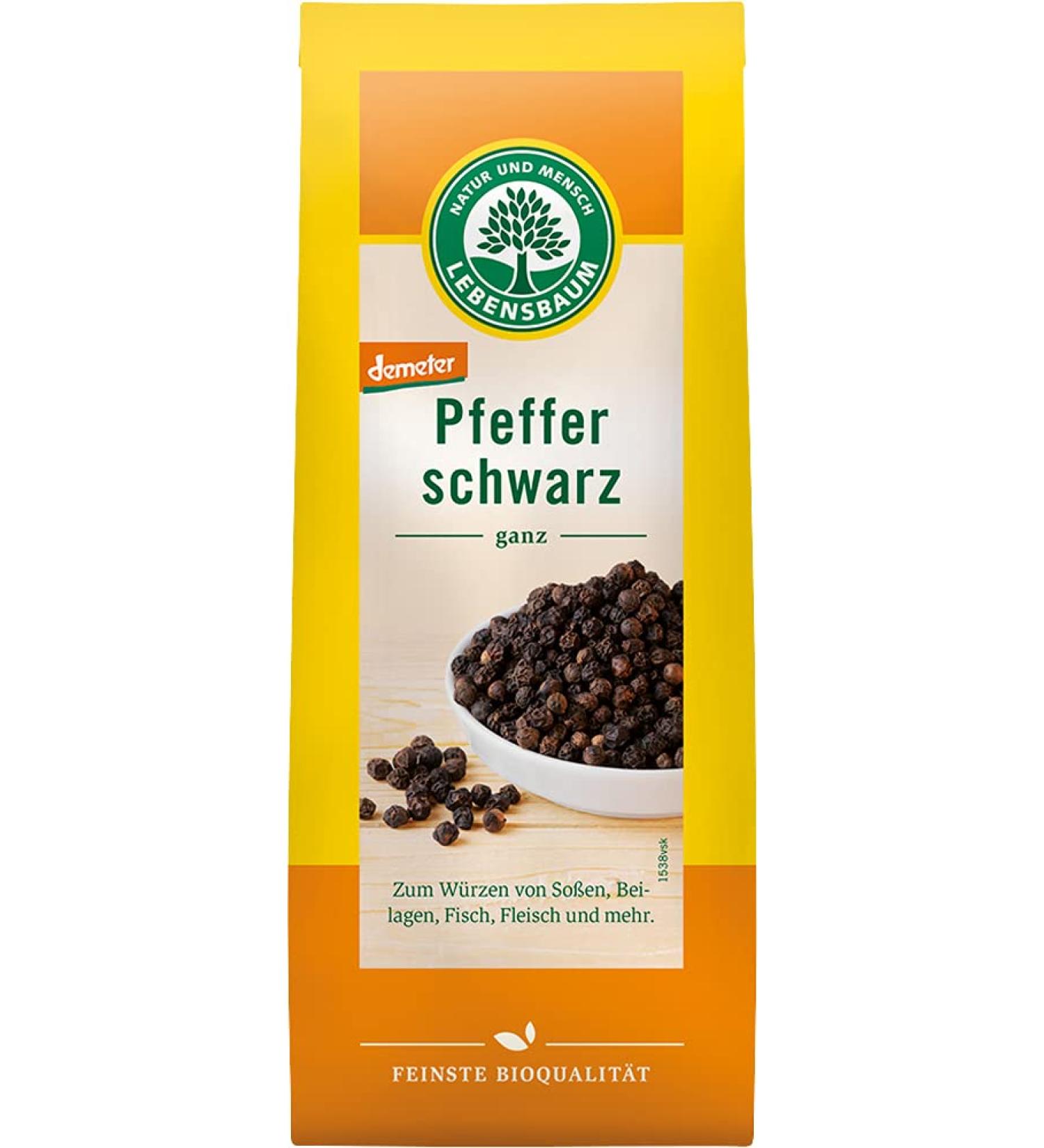 BLACK PEPPER GRAIN ORGANIC 50g - LEBENSBAUM - Buy Online on GoSupps.com