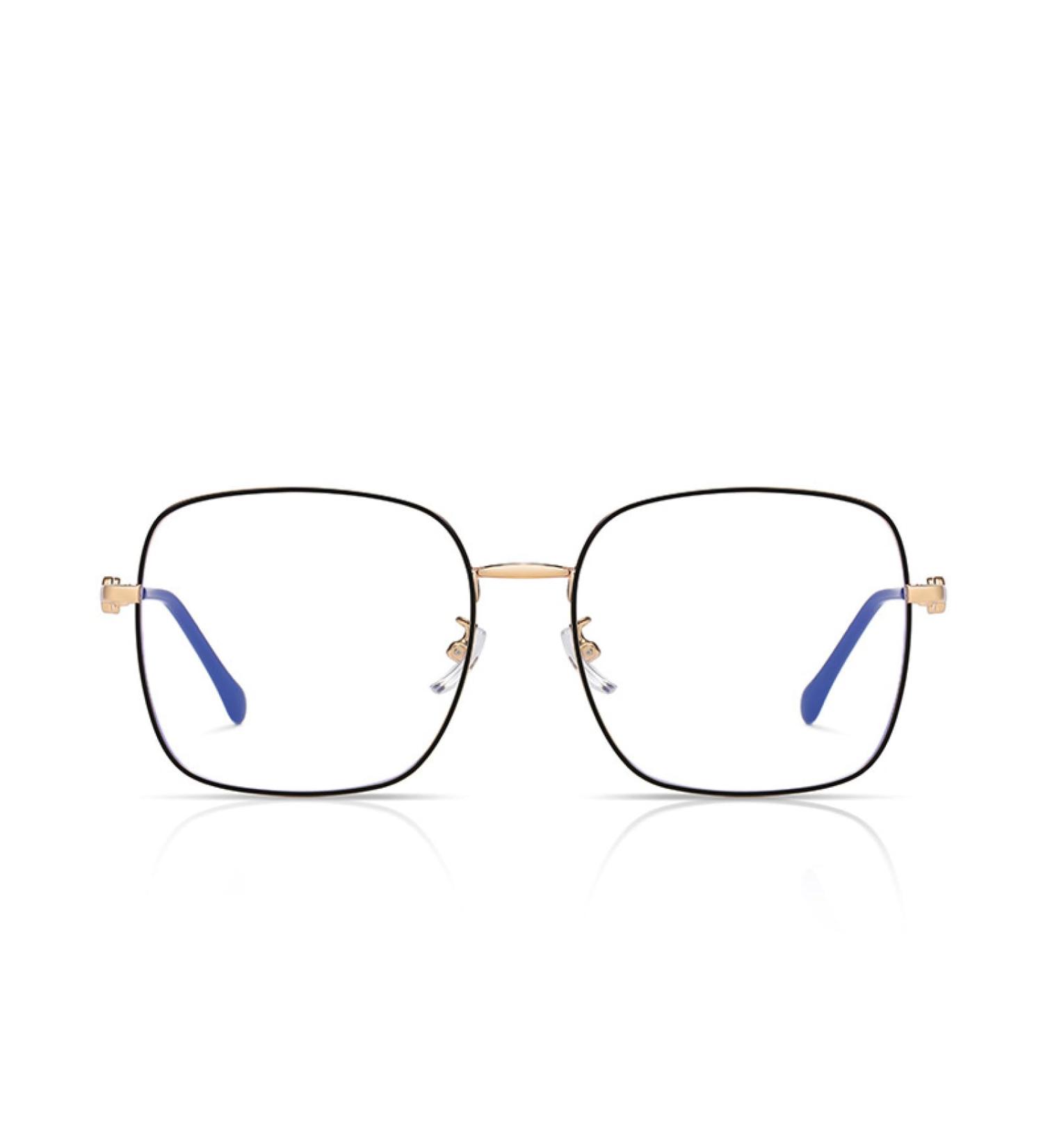 Large Square Blue Light Blocking Glasses for Men & Women - UV Protection Computer & Reading Eyewear - Buy Online on GoSupps.com