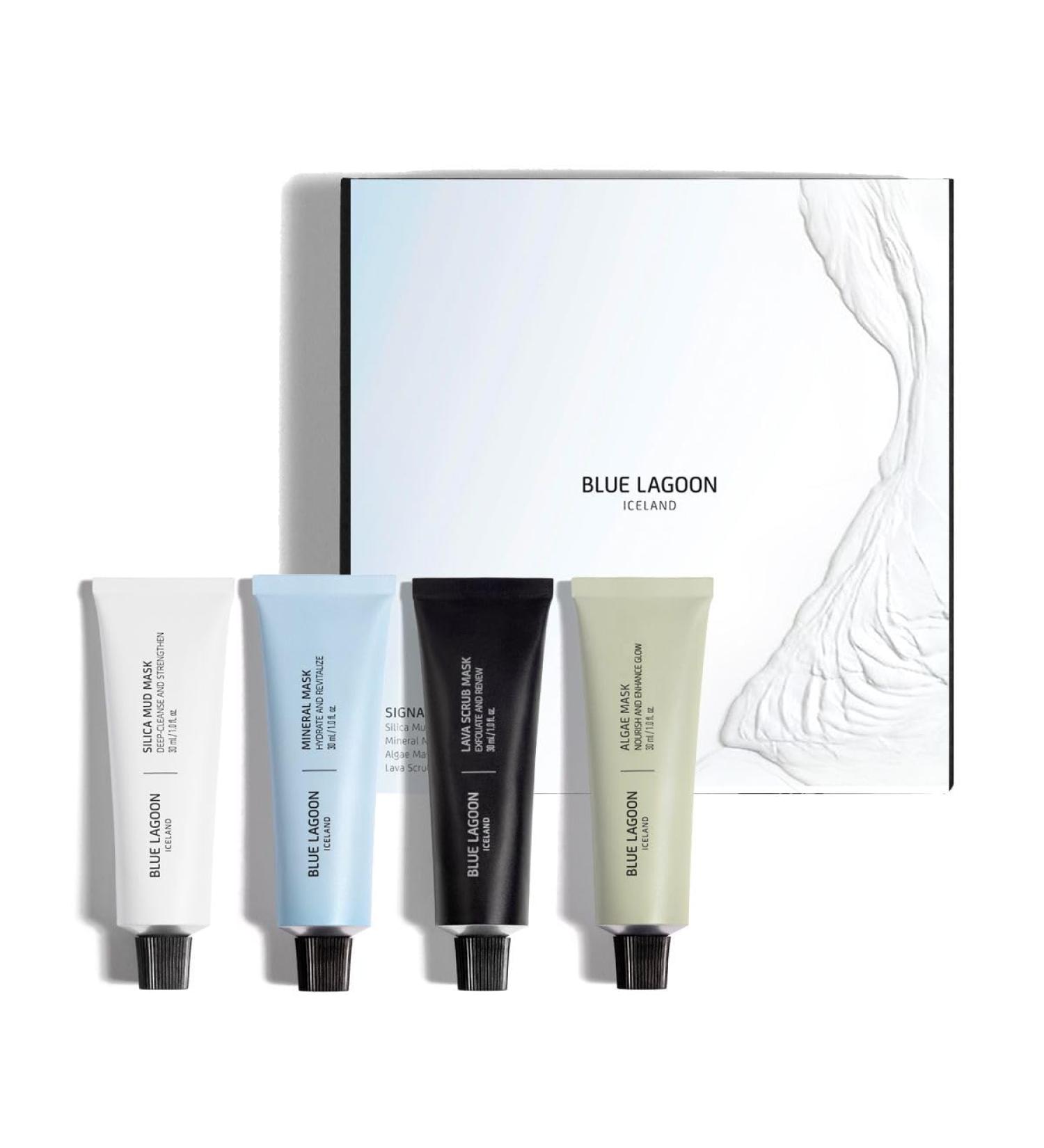 Blue Lagoon Signature Masks Travel Set | Sustainable Bioactive Luxury Skincare (4-Piece 1 oz Each - Buy Online on GoSupps.com