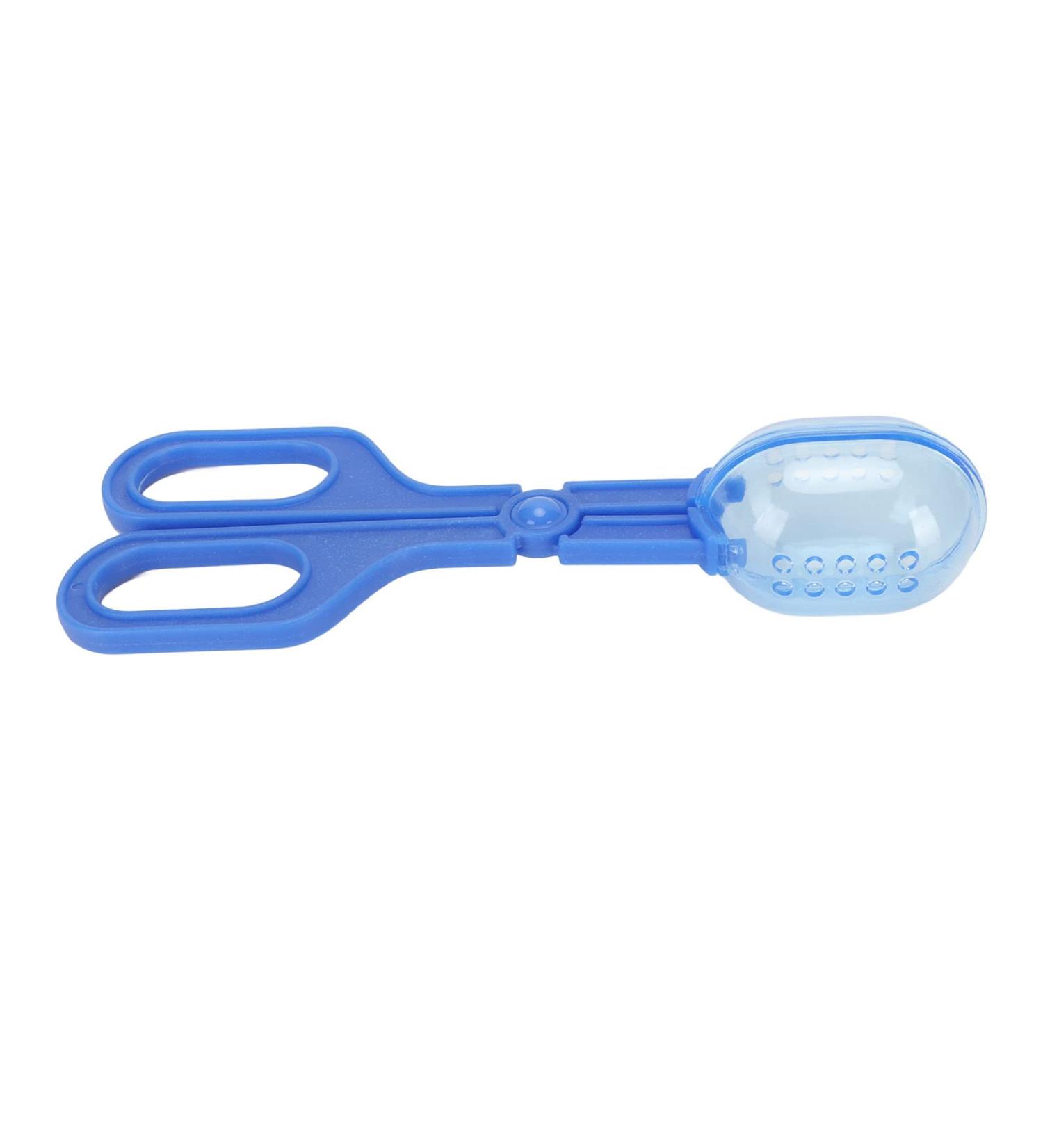 Zerodis Reptile Feeding Clamp & Poop Scoop Tool - Optimal Feeding & Cleanup for Turtles Lizards Frogs & Spiders (Blue) - Buy Online on GoSupps.com