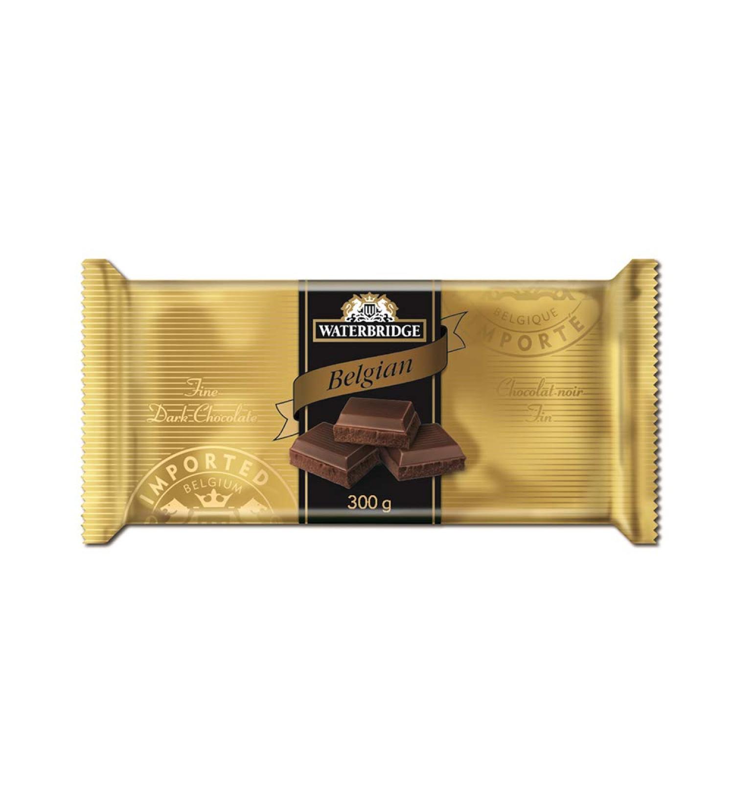 Waterbridge Belgian Dark Chocolate Bar 300g