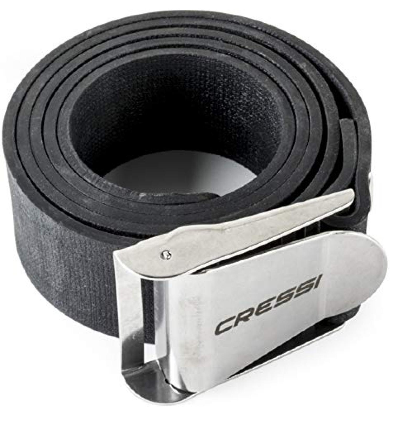 Cressi Quick-Release Elastic Belt with Metal Buckle - Black - Buy Online on GoSupps.com