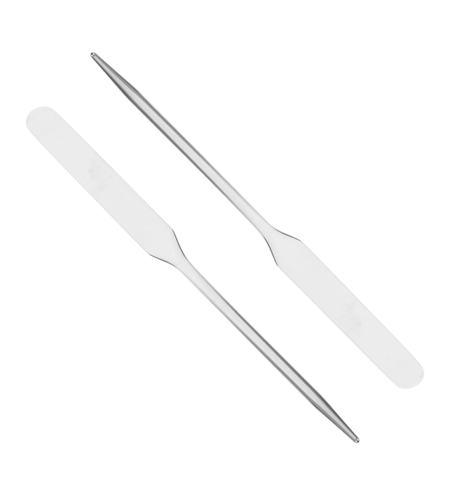Spatule Fond Teint en Acier Inoxydable 16 Cm Lot de 2 Outils pour M langer Cosm tiques Palette Professionnelle pour Application Maquillage Visage - Buy Online on GoSupps.com