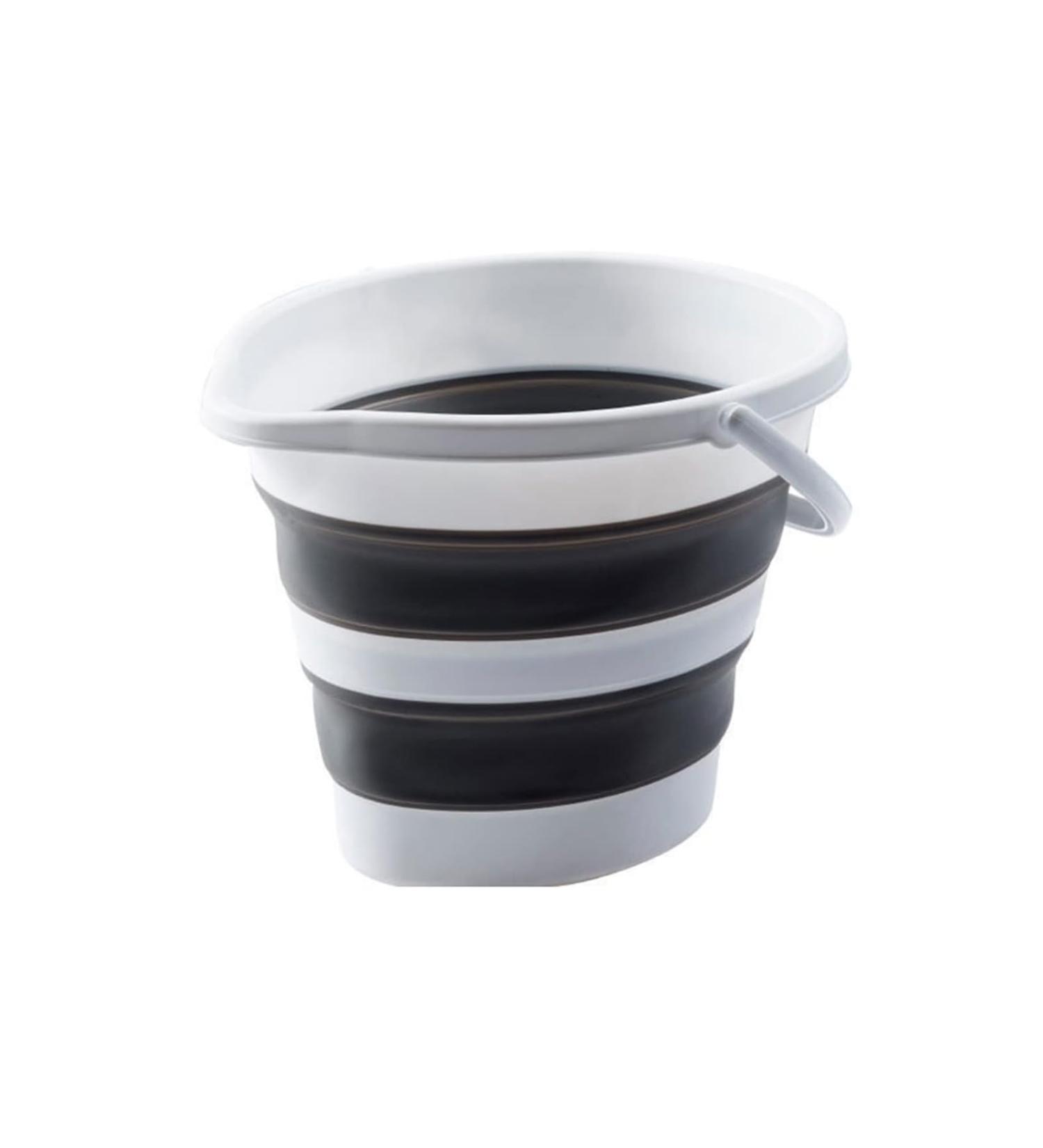 Mop Bucket Folding Bucket Portable Outdoor Travel Water Bucket Fishing Bucket Household Space Saving with Carry Handle - Buy Online on GoSupps.com